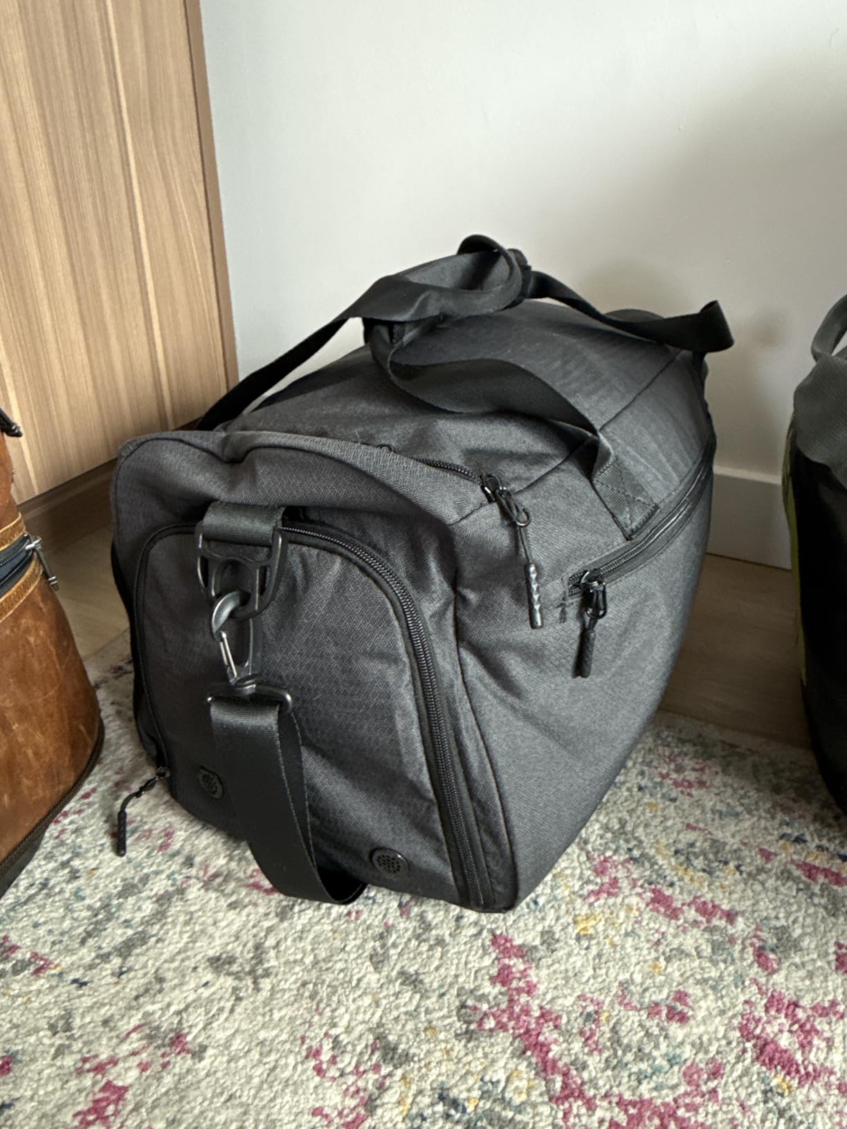 Gym Bag for Men Women, Sports Duffle Bag with Wet Pocket & Shoes Compartment, Water Resistant Overnight Weekender Bag Duffel Bag customer photo 2