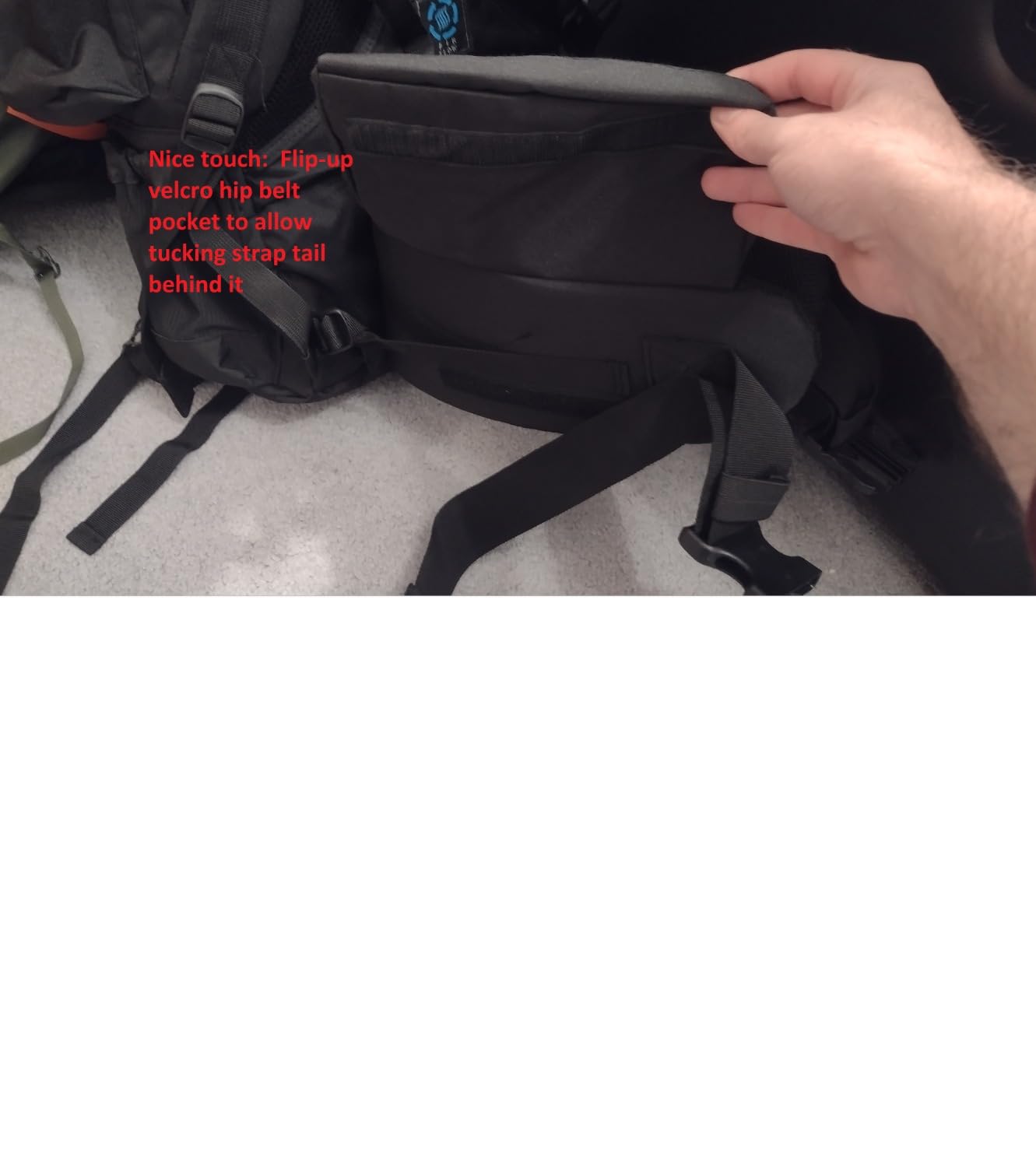Teton 65L Explorer Internal Frame Backpack for Hiking, Camping, Backpacking, Rain Cover Included, Graphite customer photo 1