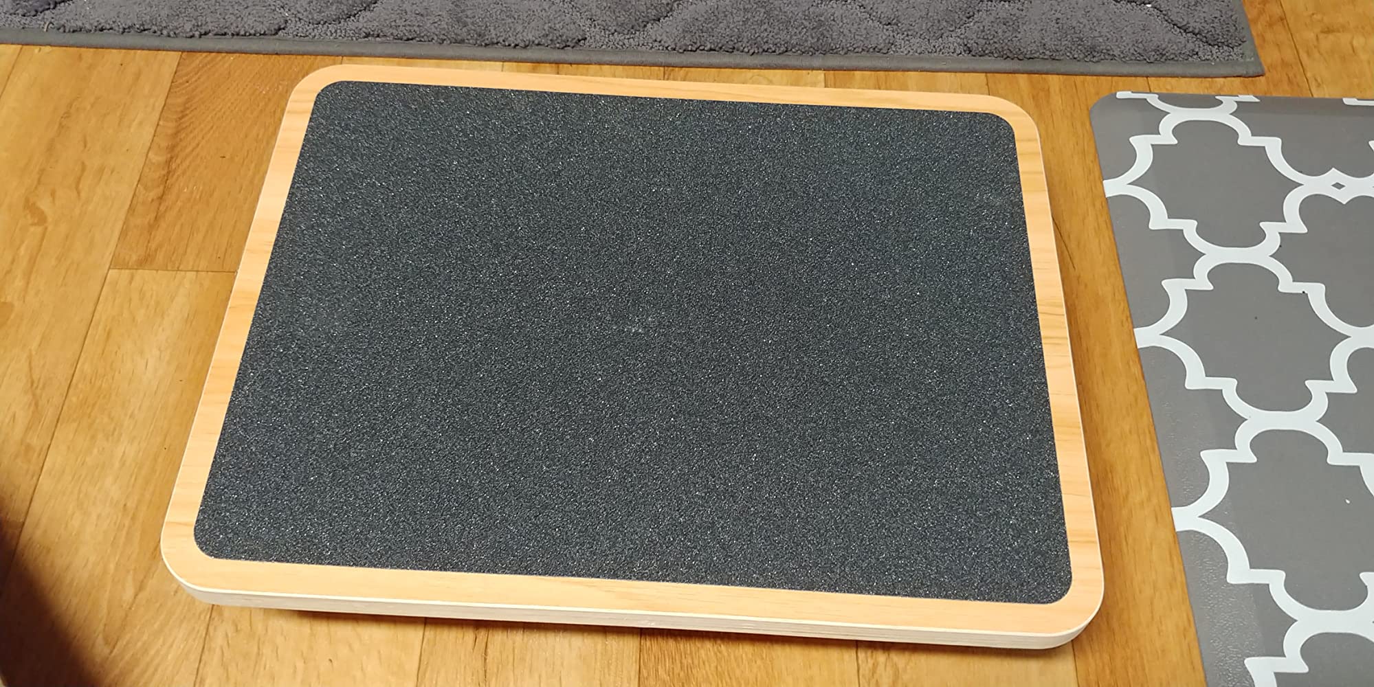 StrongTek Wooden Balance Board with 2 Difficulty Options, Basic Rocker and Advanced 360 Wobble Board, Non-Slip Balance Trainer for Core Stability, Ankle Rehab, Physical Therapy and Fitness customer photo 2