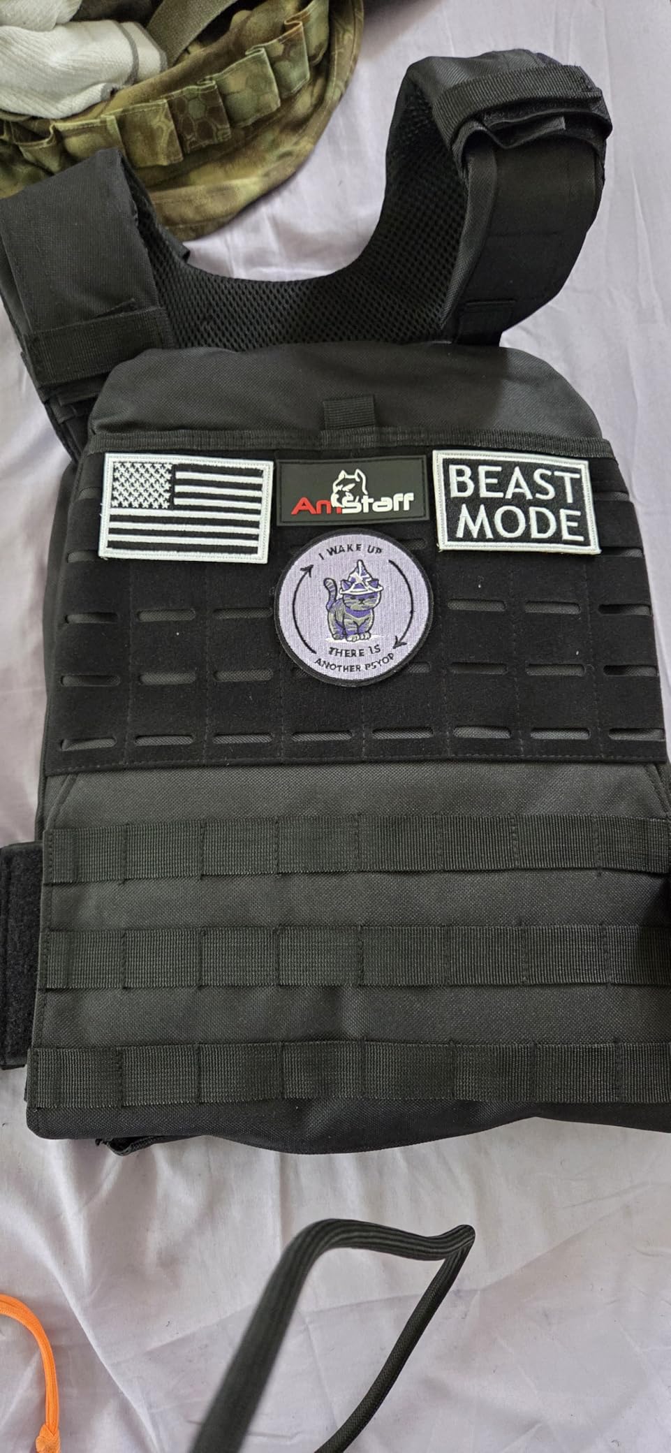 Amstaff Tactical Weighted Vest - Adjustable Weight Vests - Versatile Wearable Vest for Fitness Workouts, Strength and Endurance Training, Running customer photo 2