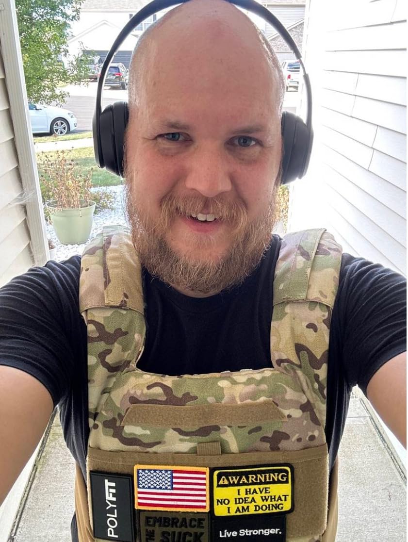 POLYFIT (Fortify) Weighted Vest for Strength and Endurance Training, Rucking, Fitness Workouts, Running, WODs customer photo 1