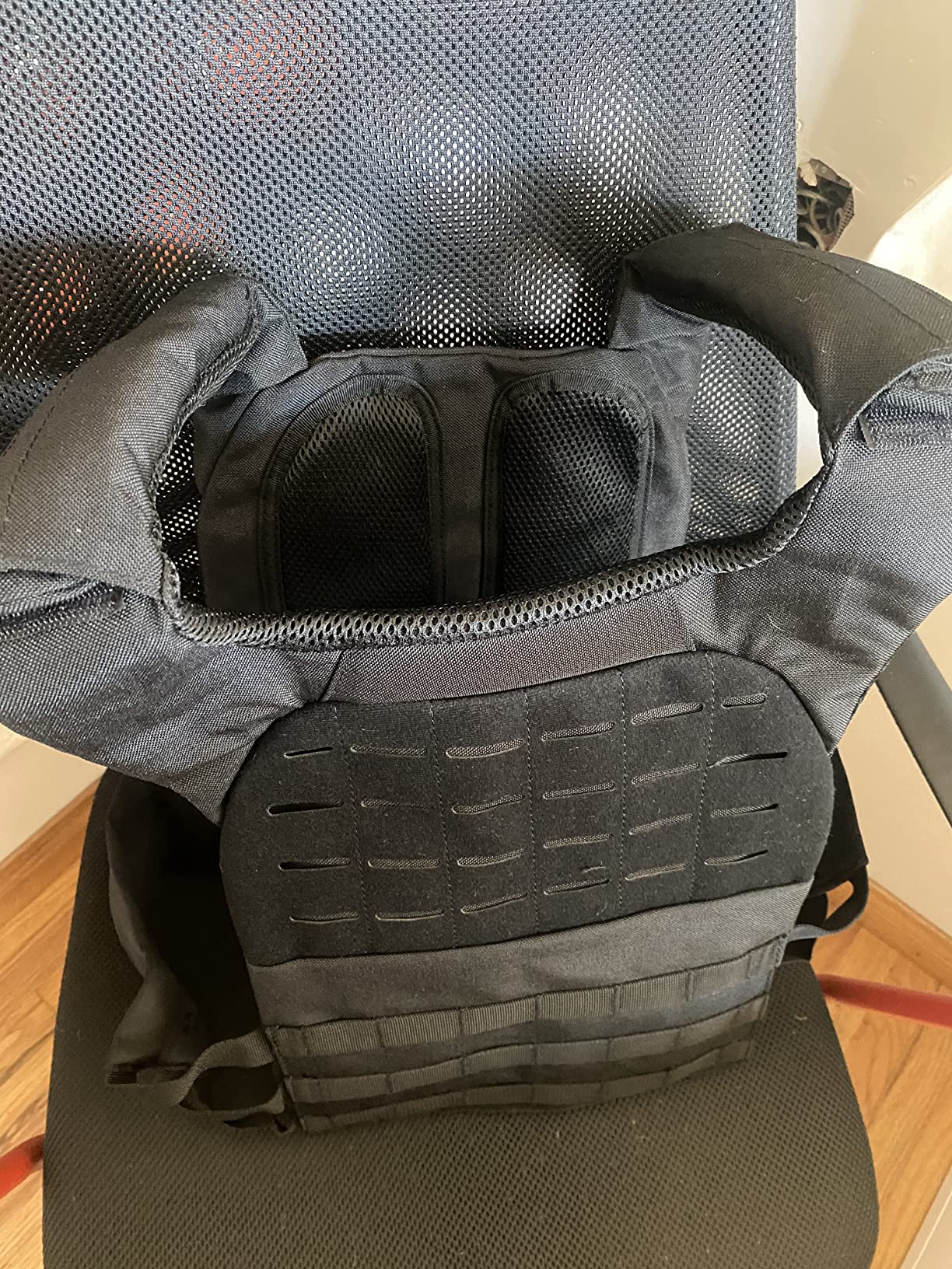 POLYFIT (Fortify) Weighted Vest for Strength and Endurance Training, Rucking, Fitness Workouts, Running, WODs customer photo 2