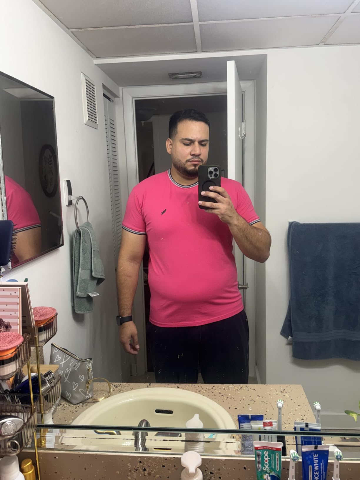 Gynecomastia Compression Shirts for Men - Sleeveless Slimming Undershirts Tummy Control and Body Shaper Tank Top customer photo 2