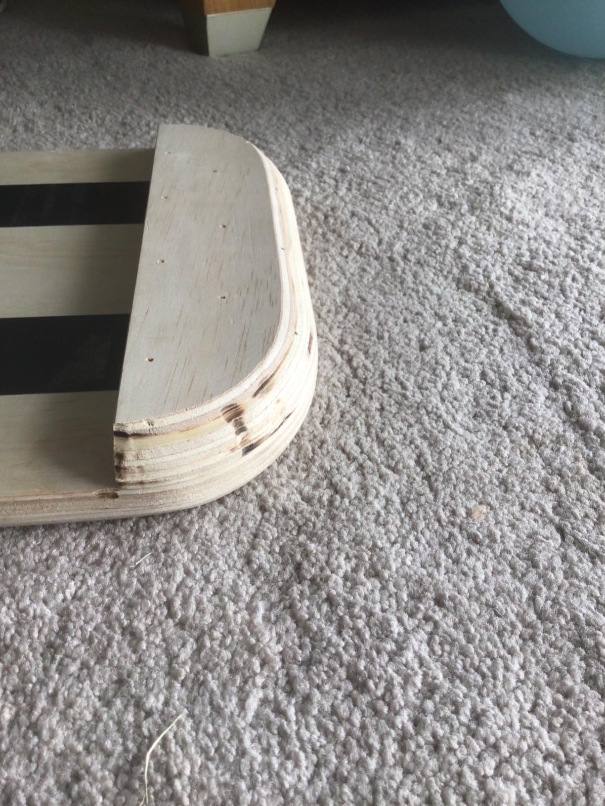 Balance Board Trainer, Wooden Balancing Board with Workout Guide to Exercise and Build Core Stability customer photo 1