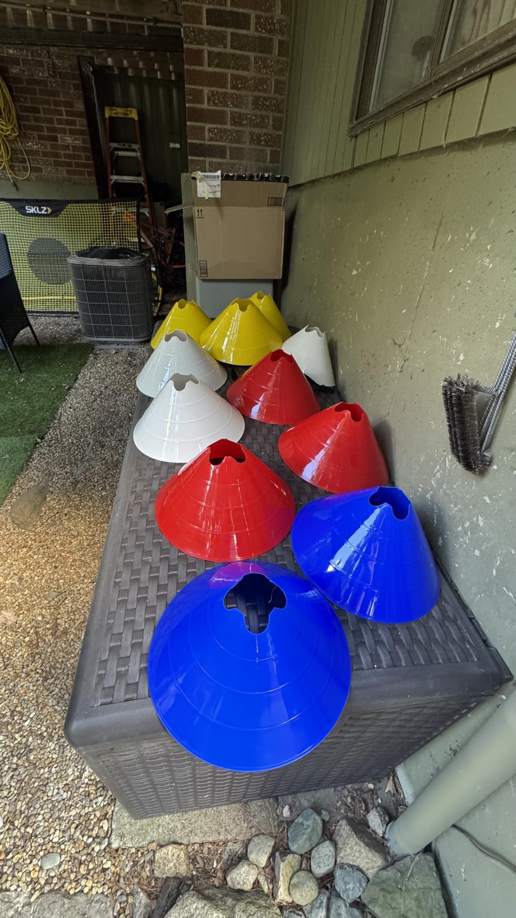 GSi Hurdle Training Cones | Multi Pack Sets | Dual Purpose Agility Cones with Holes for Soccer and Sports Training customer photo 1