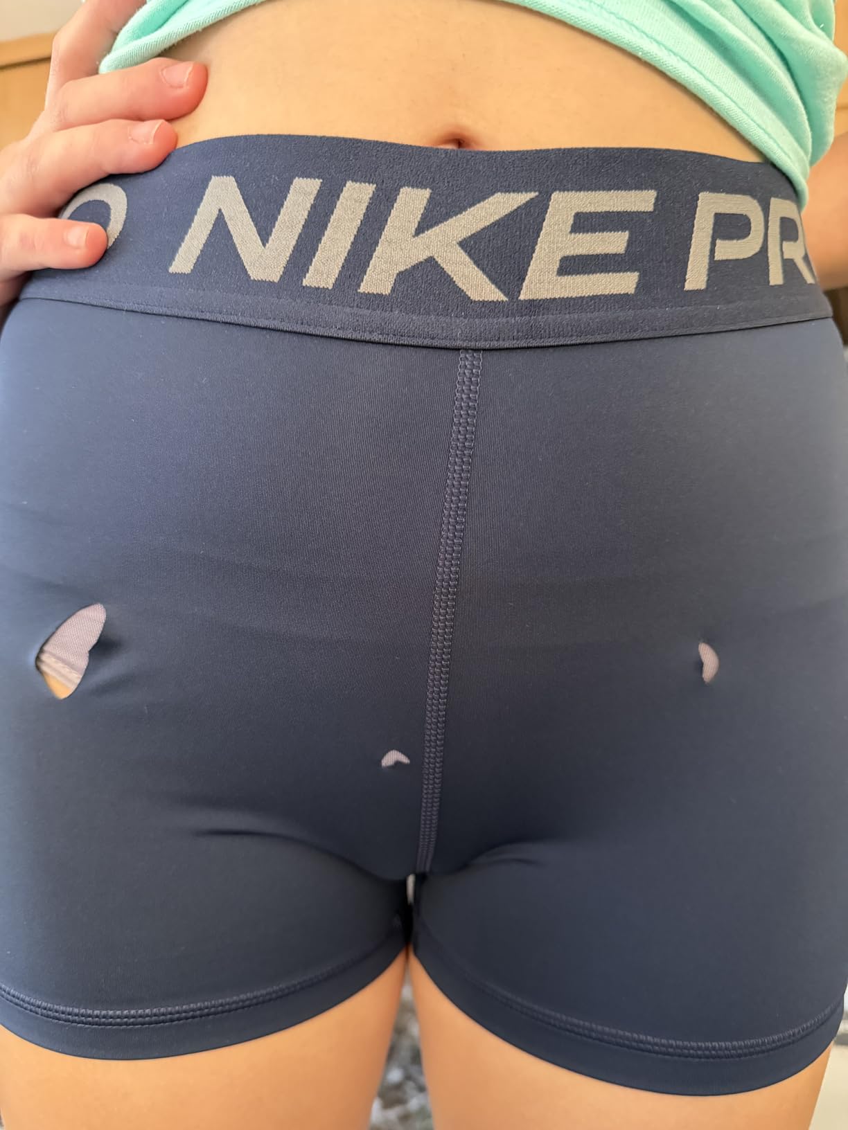 Womens Pro 365 3 inch Compression Shorts customer photo 2
