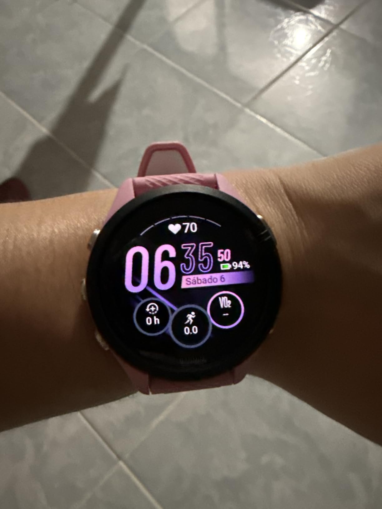 Forerunner 265S Running Smartwatch, Colorful AMOLED Display, Training Metrics and Recovery Insights, Black and Amp Yellow customer photo 2