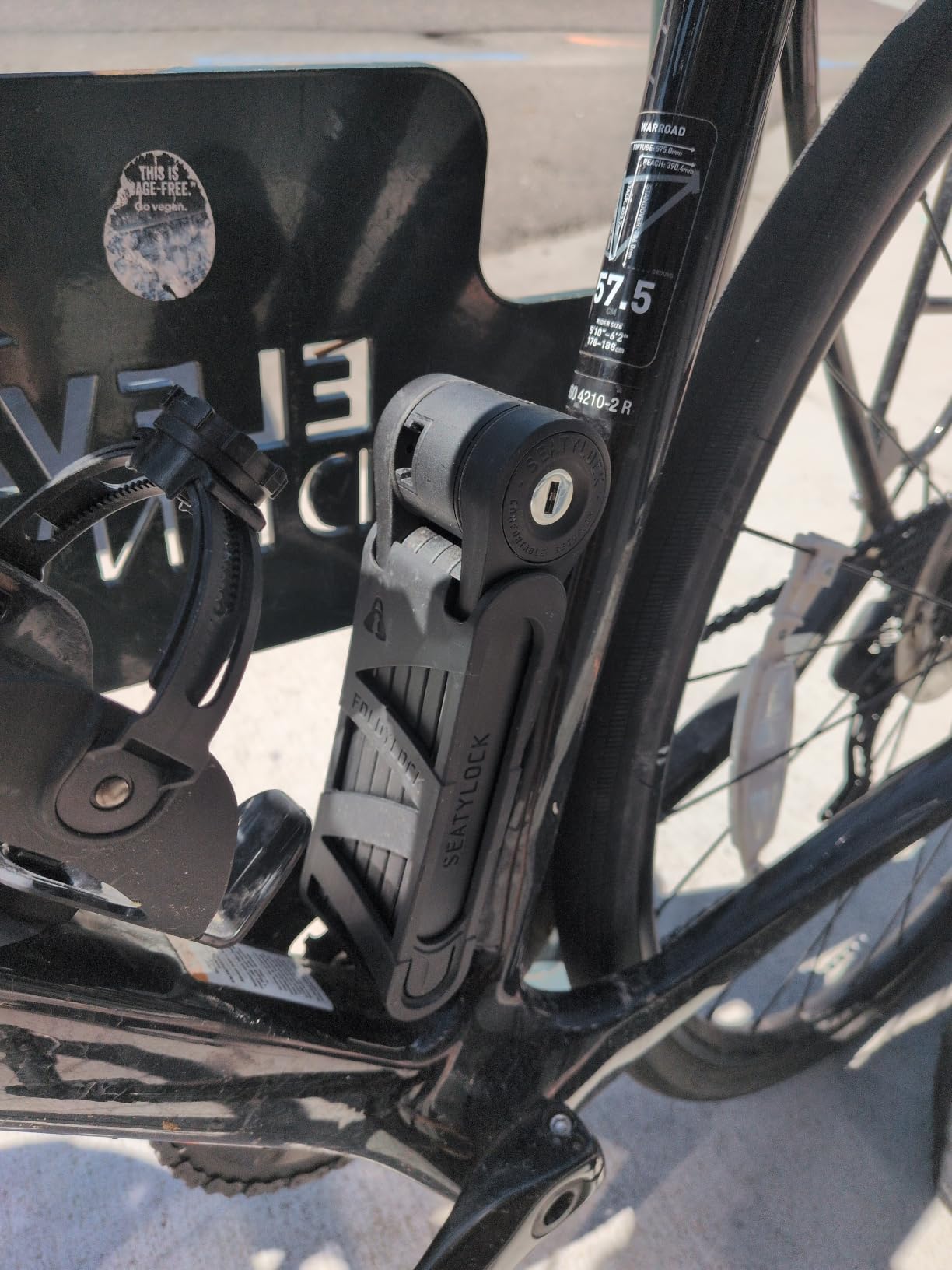 Seatylock FoldyLock Compact Folding Bike Lock - Award Winning Patented Lightweight High Security Bicycle Lock with Keys & Case customer photo 1