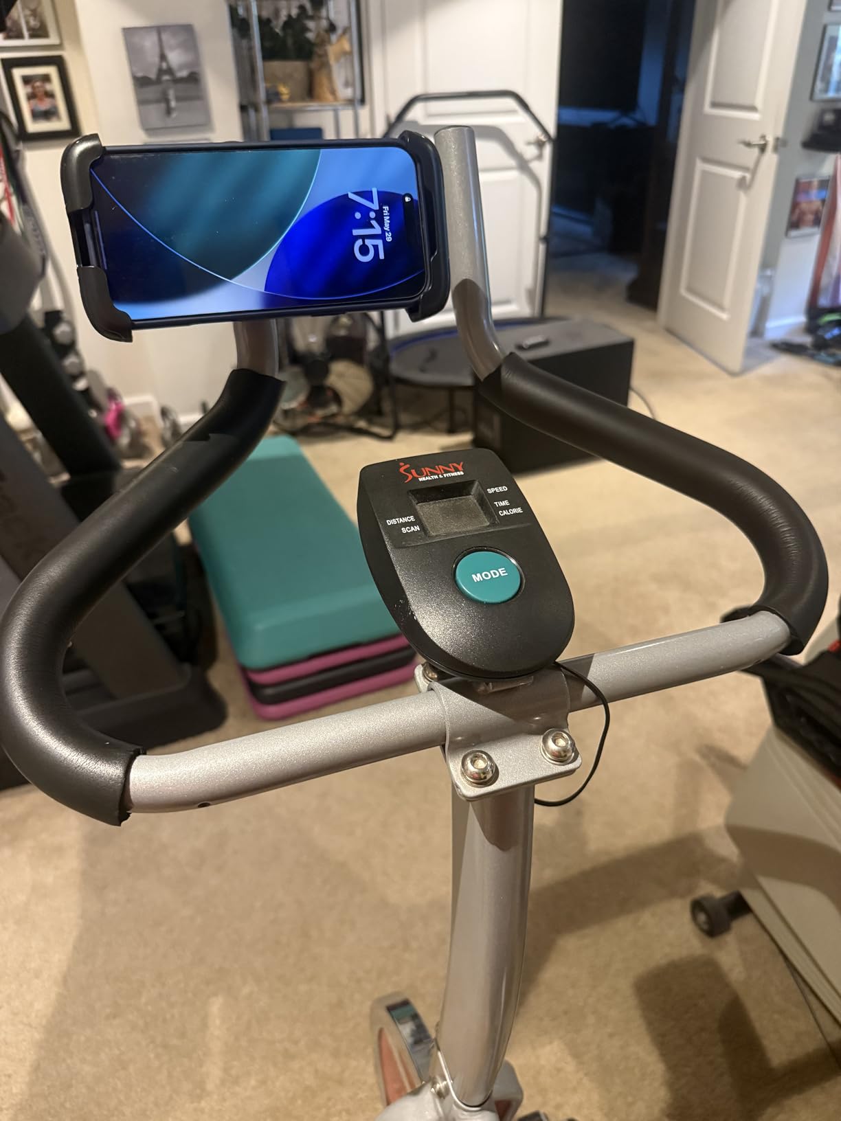 LISEN Bike Phone Holder, [Super Easy Install] Motorcycle Phone Mount Ebike Accessories Bicycle Handlebar Holder Mount, Black customer photo 1