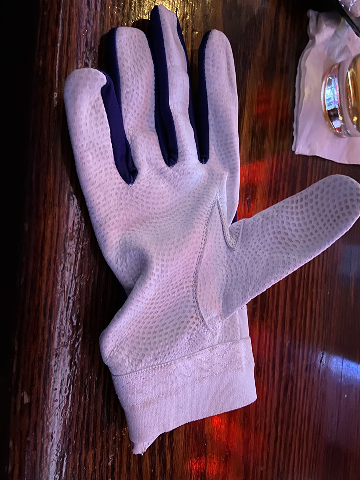 NVT Baseball Batting Gloves, Offers Superior Grip & Performance, Ultimate Durability and Ventilation, Batting Gloves Men Available in Blue & Multi Color customer photo 1