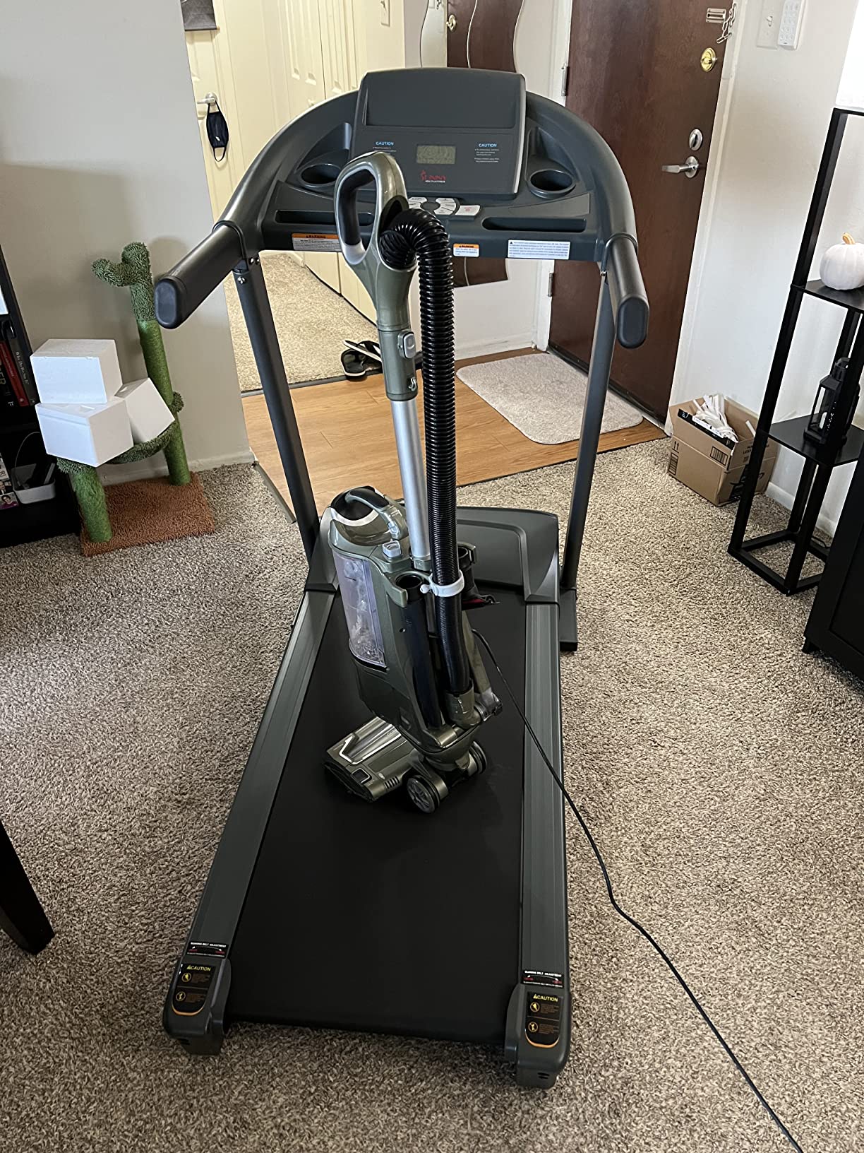 Sunny Health & Fitness Treadmill Elite Smart Auto Incline with Wide Running Deck, Flex Shock Suspension, 300 LB Capacity, Bluetooth SunnyFit App customer photo 2