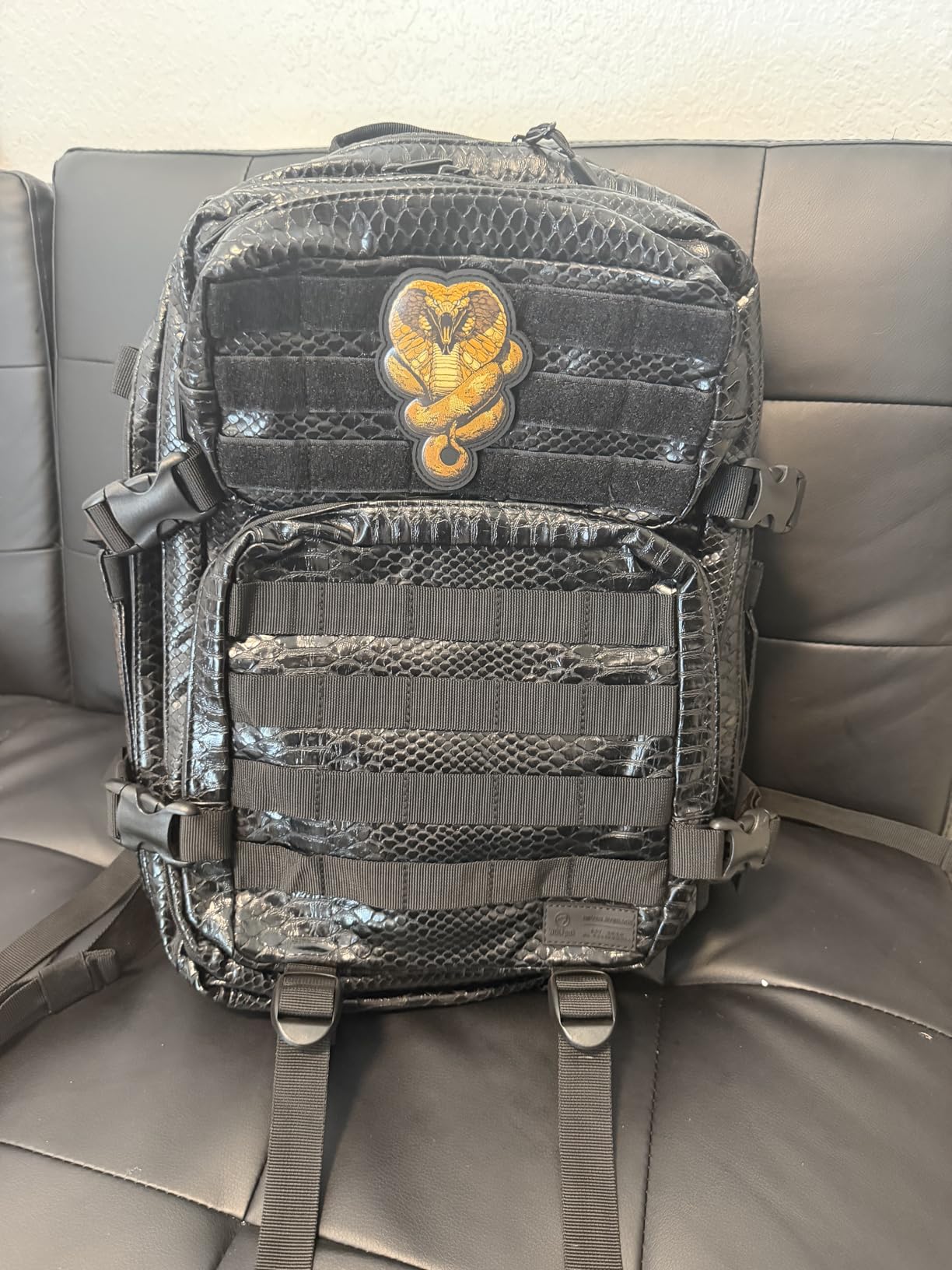 WOLFpak 35L Tactical Gym Backpack (Polar White) Durable 1000D Waterproof Oxford Material with MOLLE Webbing, Laptop Pocket & Dual Cup Holders, Durable Fitness/Travel/Military Daypack customer photo 2
