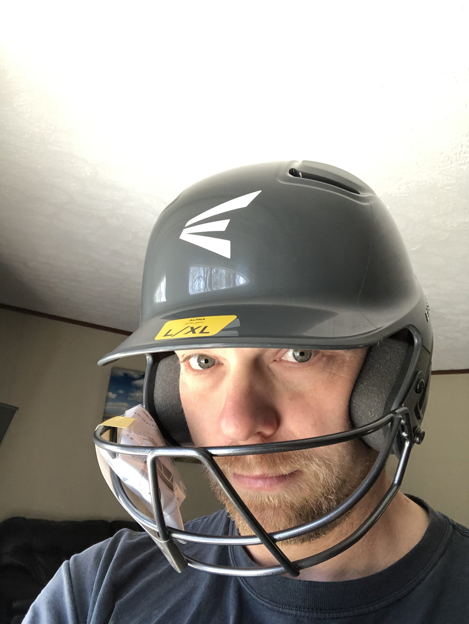 Easton Alpha 3.0 Batting Helmet with Facemask | T-Ball/Baseball/Softball | Multiple Sizes/Colors customer photo 1