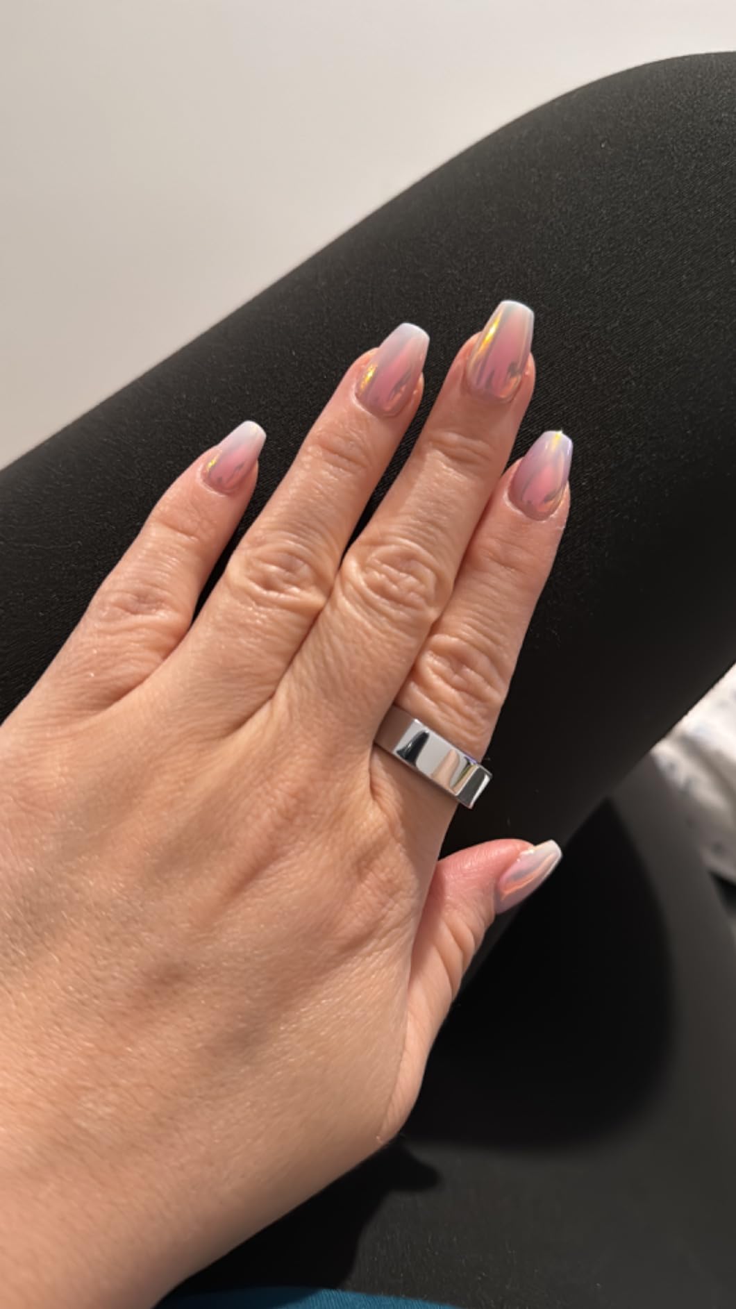 Oura Ring Gen3 Heritage - Black - Size 8 - Smart Ring - Size First with Oura Ring Gen3 Sizing Kit - Sleep Tracking Wearable - Heart Rate - Fitness Tracker - 5-7 Days Battery Life customer photo 2