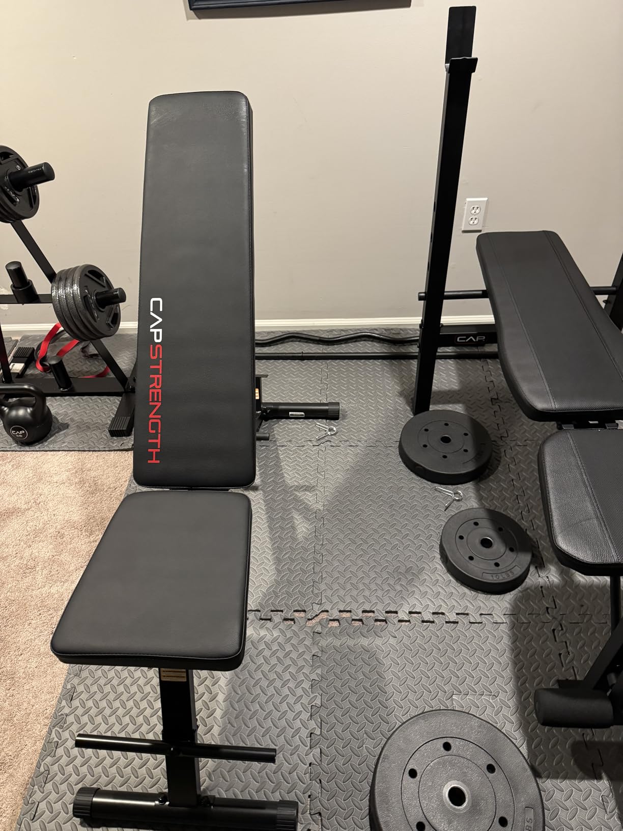 CAP Barbell Multi-Purpose Adjustable Utility Strength Training Weight Bench customer photo 1
