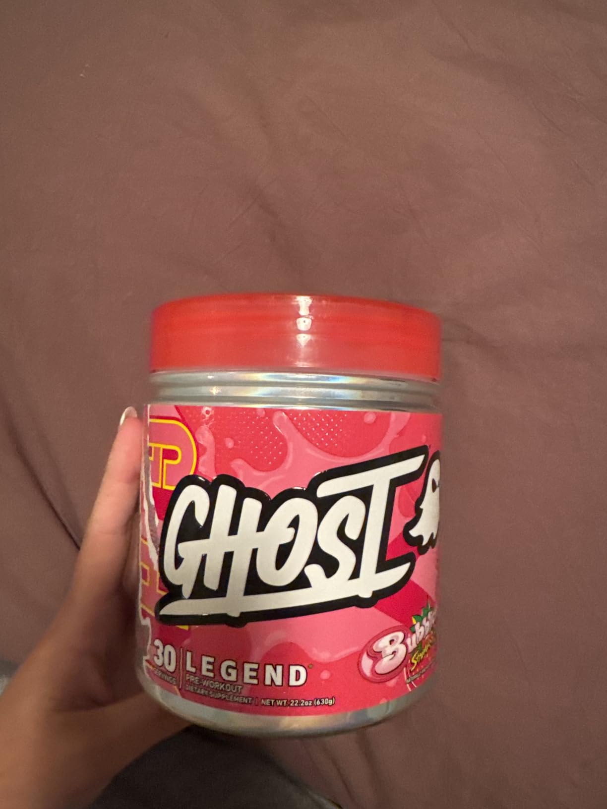 GHOST Legend Pre-Workout Powder, Warheads Sour Watermelon - 30 Servings - Pre-Workout for Men & Women with Choline, L-Citrulline, & Beta Alanine for Energy & Focus customer photo 1