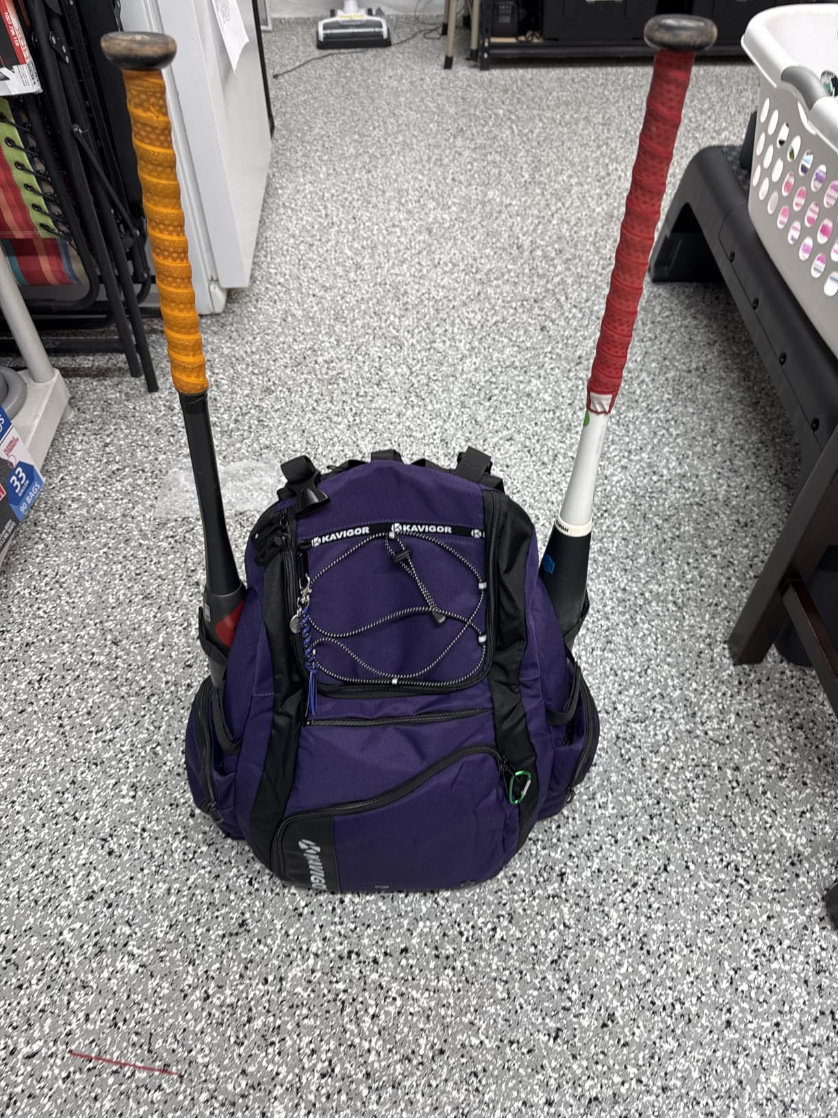 KAVIGOR Baseball Bag for Youth and Adult, Softball Bag 50L Large Capacity Holds 4 Bats, Equipment Backpack with Shoes Compartment customer photo 2