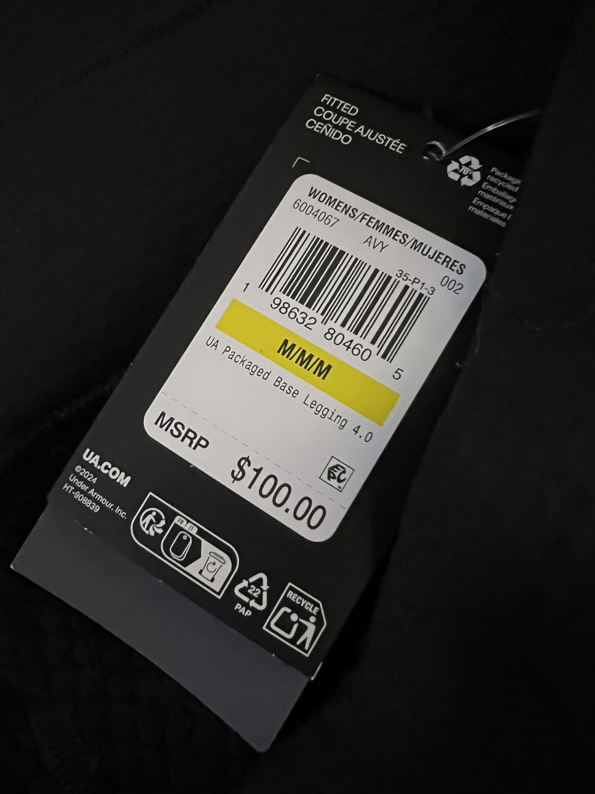 Under Armour Women's Packaged Base 4.0 Leggings customer photo 1