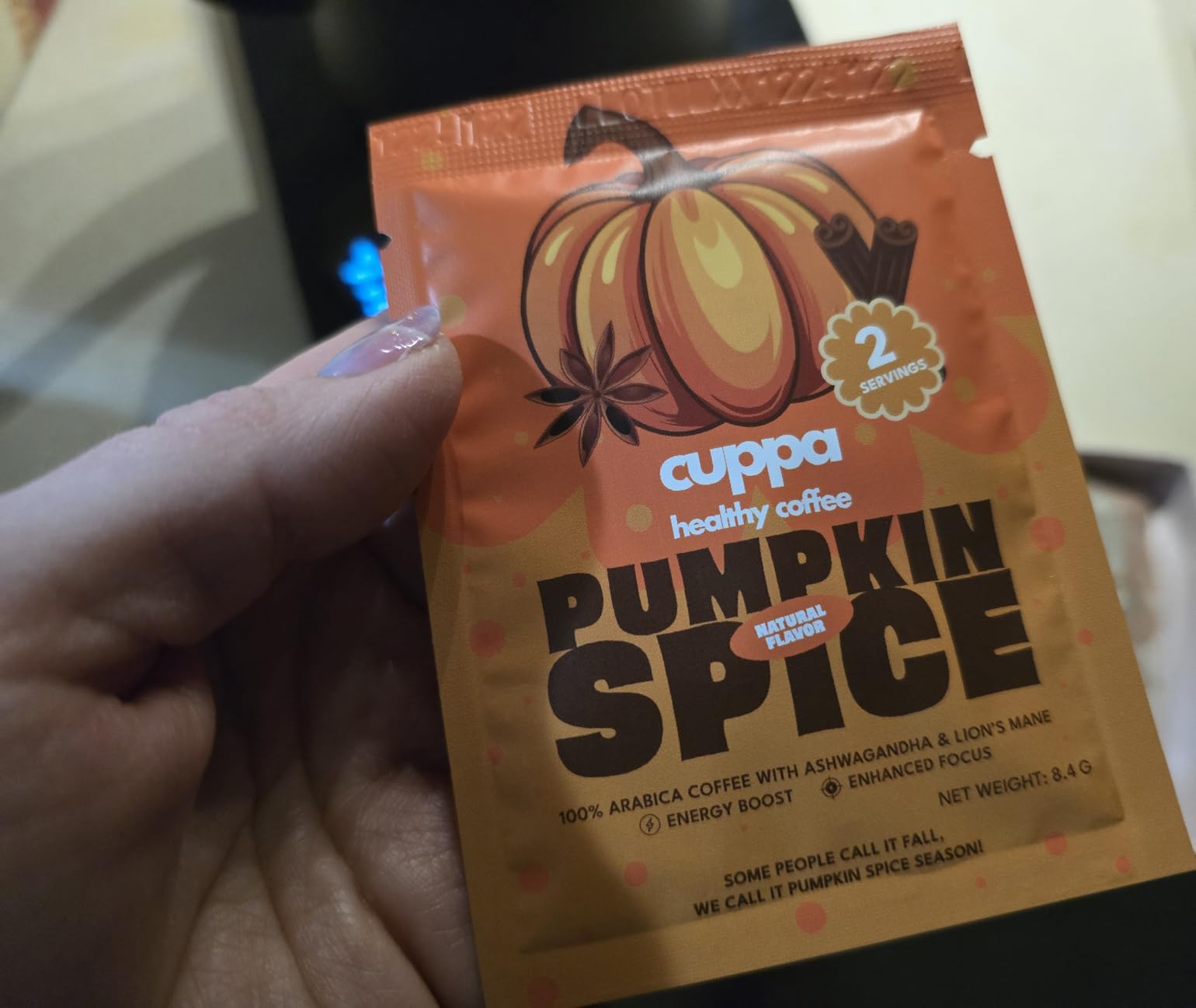 Cuppa Coffee - Great tasting medium roast with mushrooms, adaptogens & superfoods - Lion's Mane, Ashwagandha, Cordyceps, MCT, Prebiotic Fiber & L-Theanine. Supports natural energy & better mental focus, overall well-being + a happier gut (60 Servings) customer photo 2