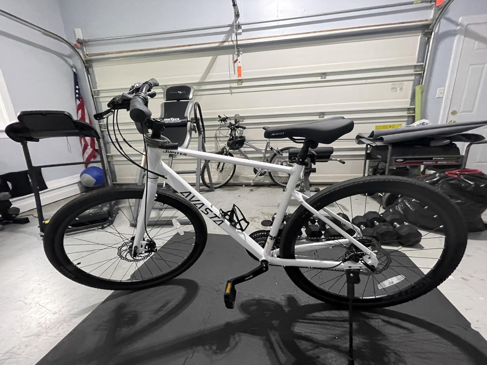 AVASTA Jupiter 700C Road Adult Step-Over Hybrid Cycling Bike Bicycle, Aluminum Frame, 21-Speed, Dual Disc Brakes customer photo 1