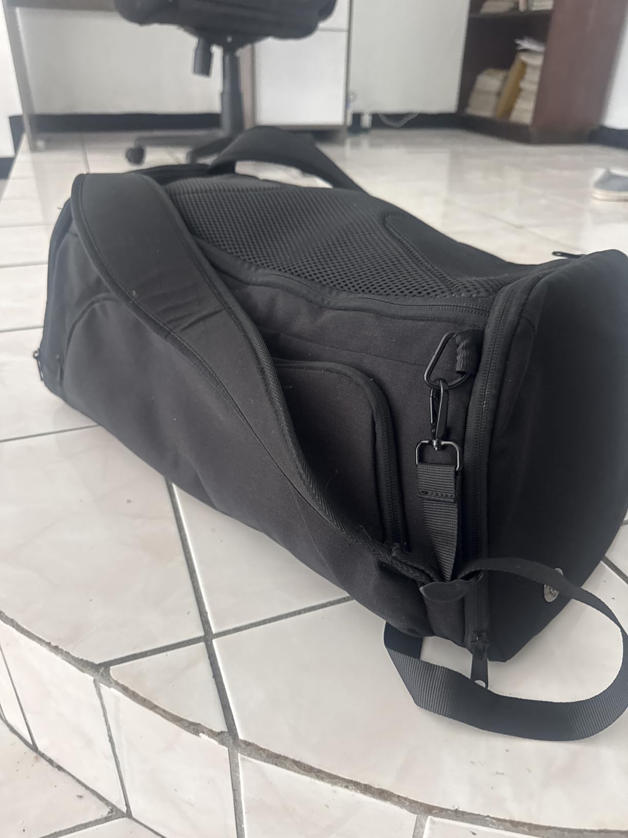 MIYCOO Gym Bag for Men Women with Shoes Compartment - Duffle Bag, Travel Backpack, Sports Backpack, Weekender Overnight Bag with Wet Pocket - Black customer photo 1