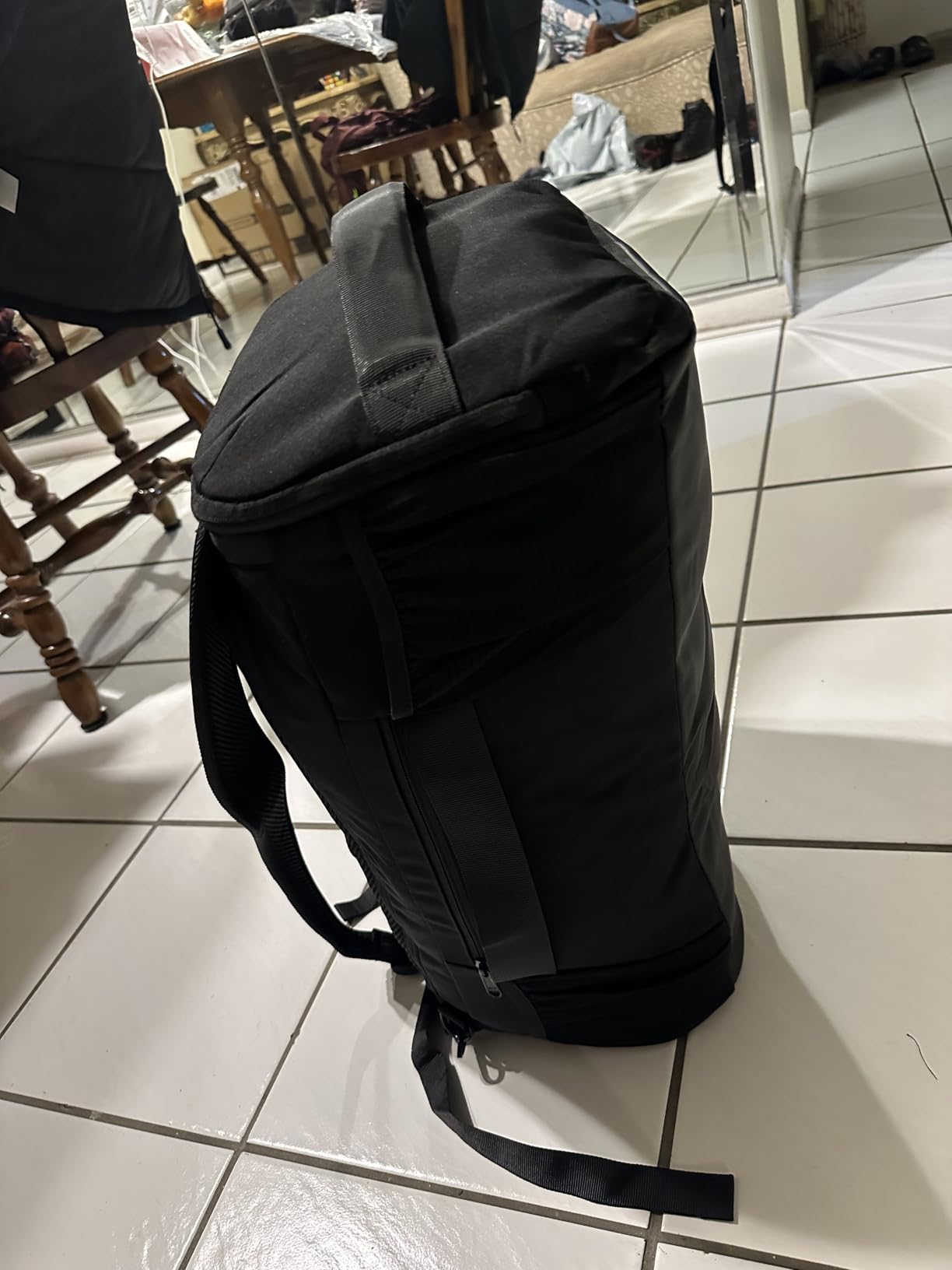 MIYCOO Gym Bag for Men Women with Shoes Compartment - Duffle Bag, Travel Backpack, Sports Backpack, Weekender Overnight Bag with Wet Pocket - Black customer photo 2