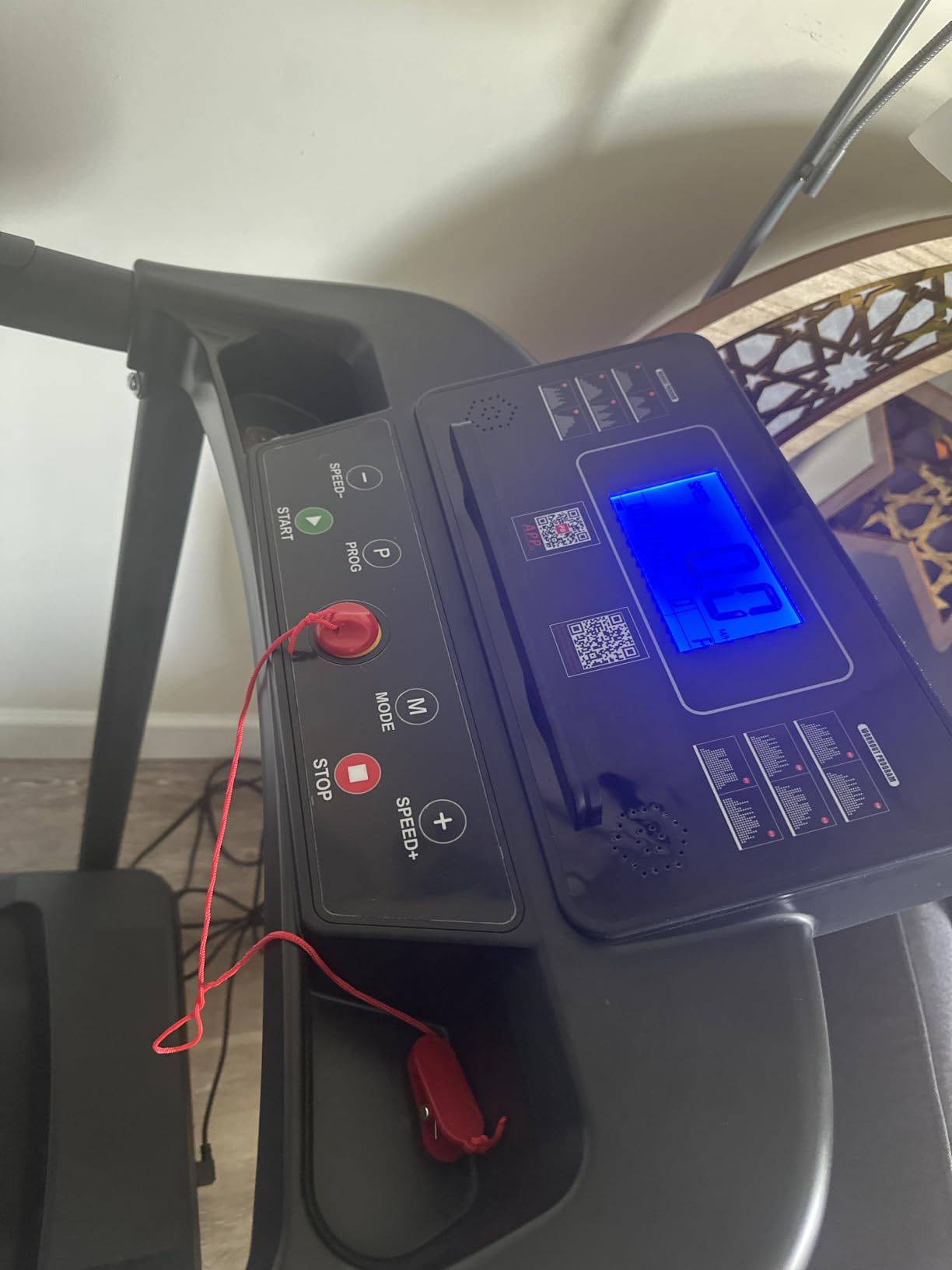 FYC Walking Treadmill for Seniors with Extended Handrails & Deck, Composite Shock-Absorbing Treadmill for Seniors, Optional APP Control, 300 LBS Capacity customer photo 1