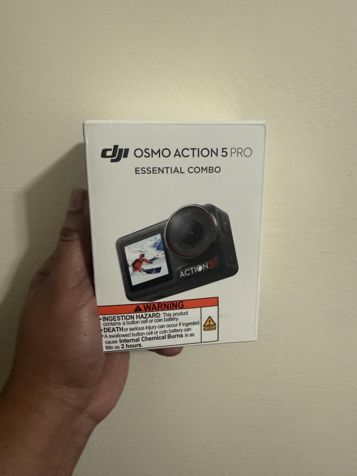 DJI Osmo Action 5 Pro Essential Combo, Waterproof Action Camera with 1/1.3