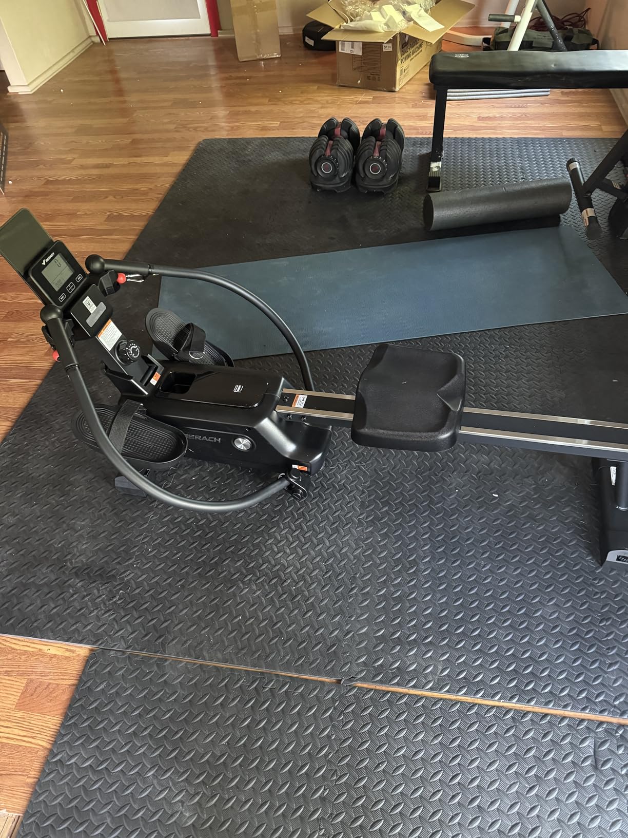 MERACH Sculls Rowing Machines for Home, Magnetic Rowing Machine with 16-Level, Simulate Real Row, Ultra-Quiet Rower, MERACH App and 1000+ Champion Coaching Course & Games customer photo 2
