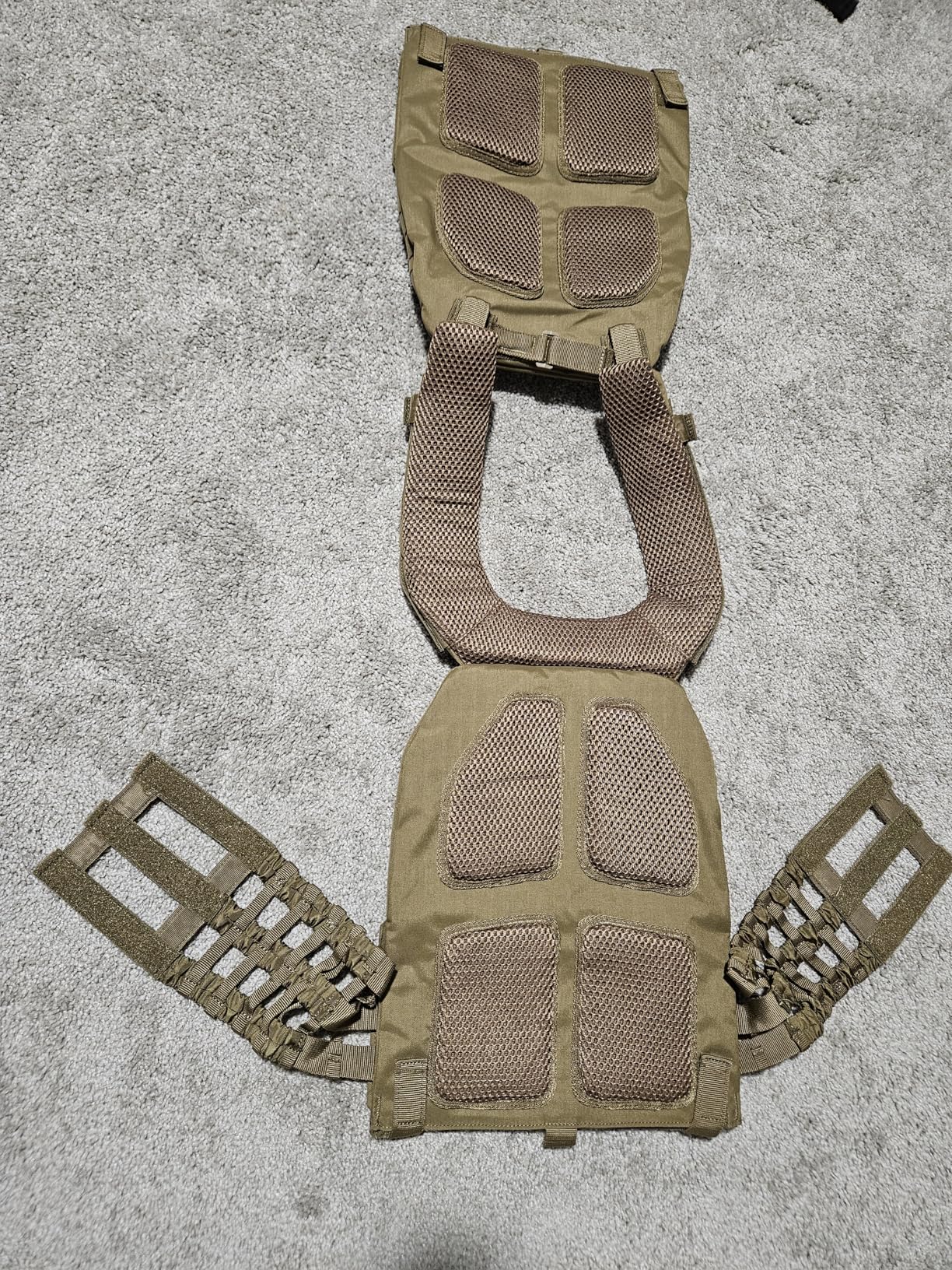 5.11 Tactical Unisex TacTec Plate Carrier, 500D Nylon, Adjustable Shoulder Straps, Style 56100ABR, Kangaroo customer photo 1