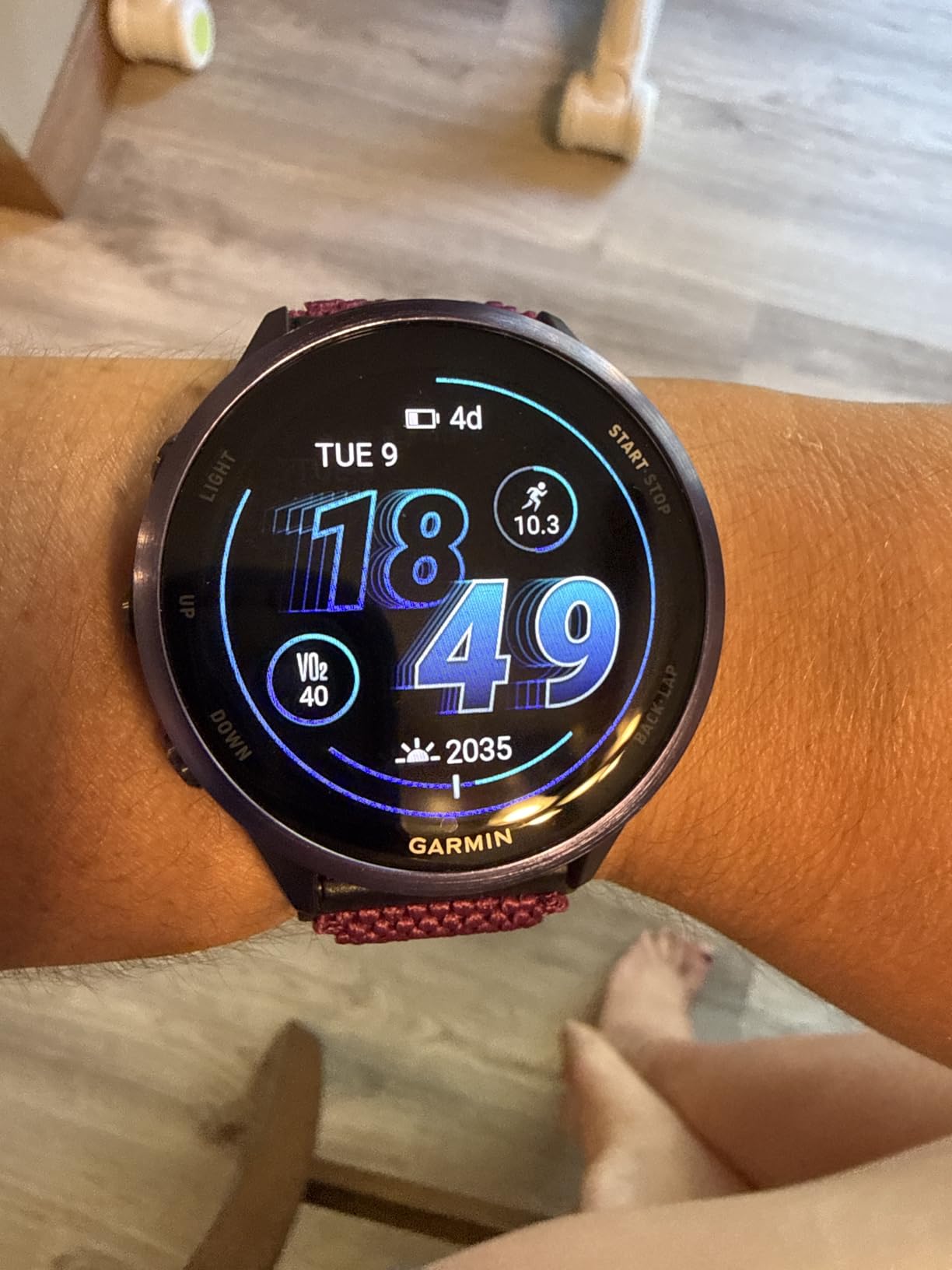 Garmin Forerunner 570, 42mm, Advanced GPS Running and Triathlon Smartwatch, AMOLED Display, Training and Recovery Features, Slate Gray Aluminum customer photo 1