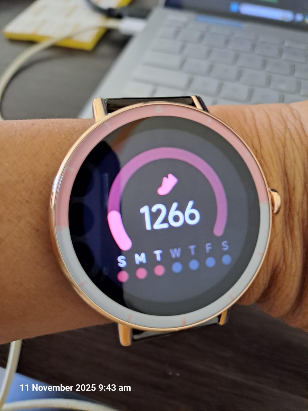 KEEPONFIT Smart Watches for Women Android/iPhone, IP68 Waterproof Fitness Tracker with Bluetooth Calls(Answer&Make), Activity Pedometer/Heart Rate/SpO2 Monitor/100+ Sports Mode customer photo 2