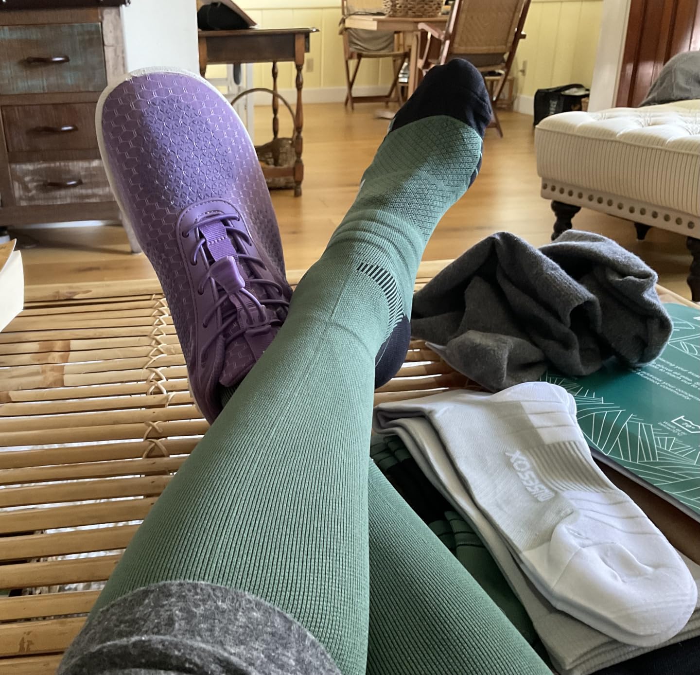Compression Socks for Women and Men, Knee High 15-20mmHg Graduated Support (3 Pairs) Best for Nurses, Pregnant, Travel customer photo 2