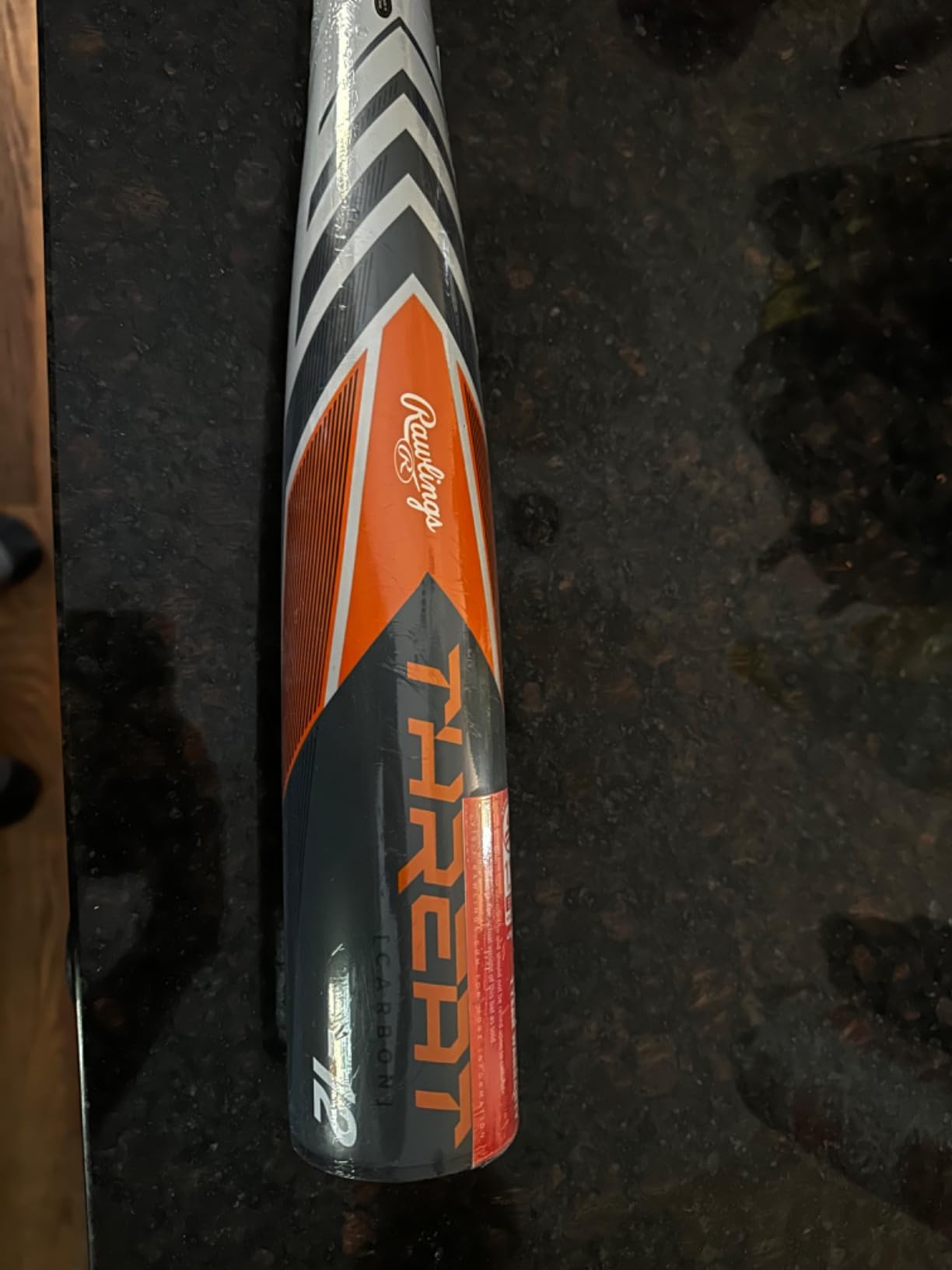 Rawlings Threat Baseball Bat, USSSA, -12 Drop, 2 3/4