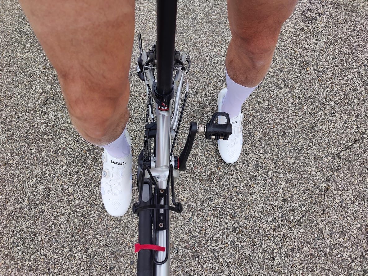 Cycling Shoes NR3 Clipless with 2 Knob Lock Professional for Men Women - Breathable & Stable Road Bike Shoes, Compatible with Peloton & Look Delta/SPD Cleats customer photo 2