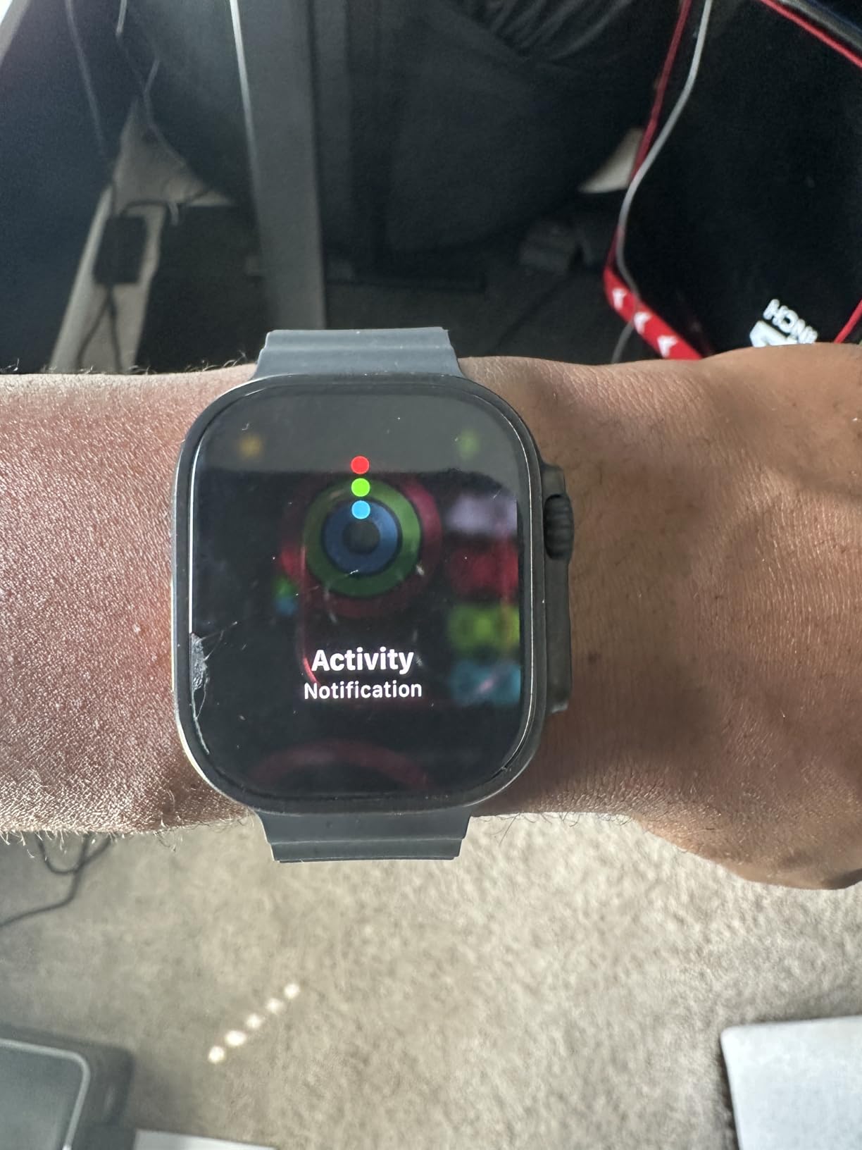 Apple Watch Ultra 3 [GPS + Cellular 49mm] Running & Multisport Smartwatch with Rugged Titanium Case, Black Ocean Band customer photo 2