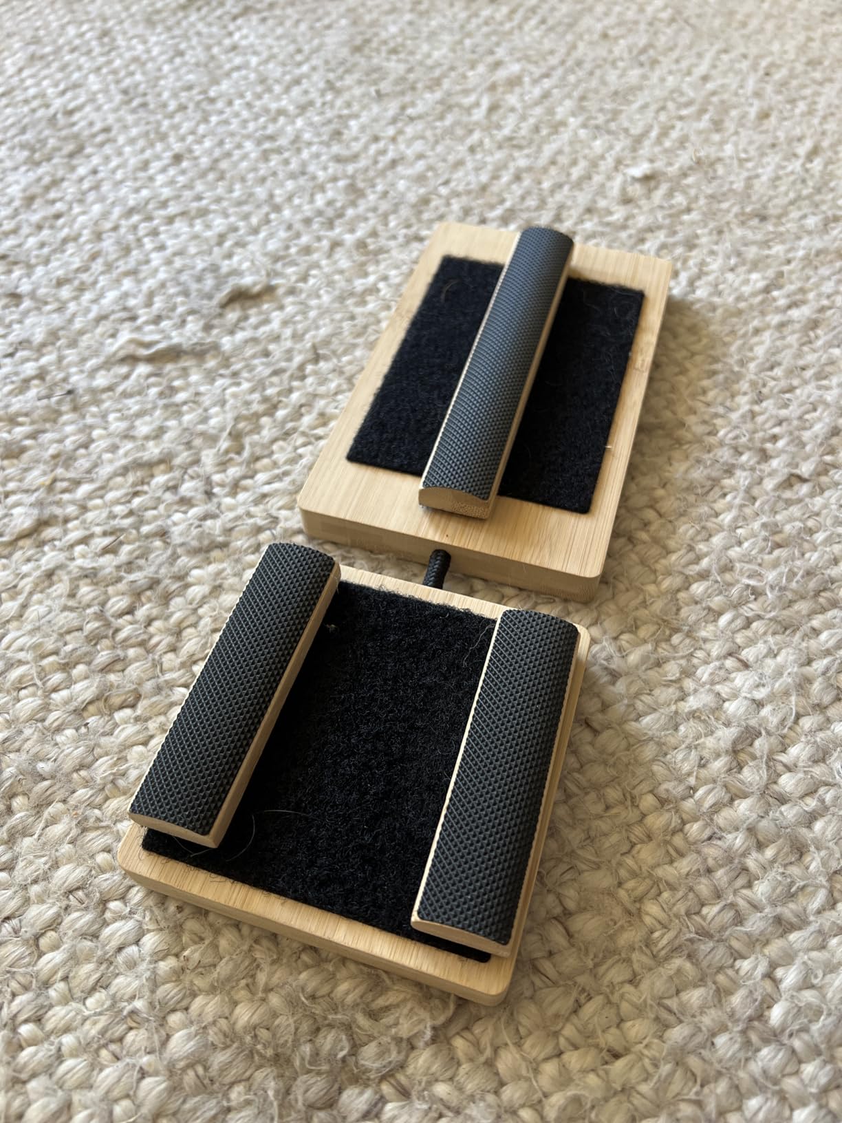 Ankle Strengthener & Axis Board, Bamboo Ankle Balance Board for Physical Therapy, Blackboard Foot Trainer & Foot Strengthener, Giboard for Balance Training, Axisboard for Leg Stability customer photo 2
