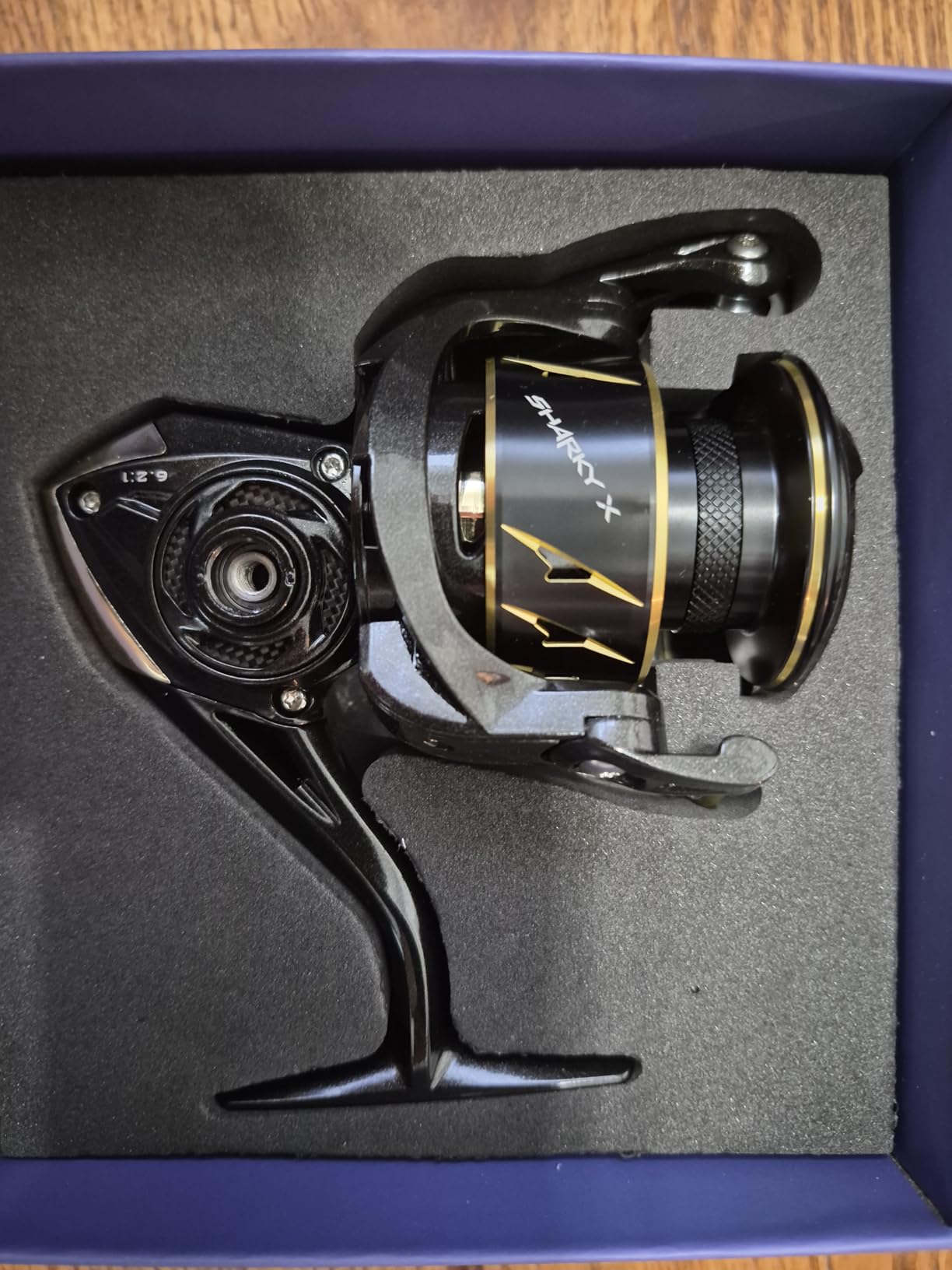 KastKing Sharky Spinning Reel - 5.2:1 & 6.2:1 Gear Ratios, Carbon Fiber Drag 33-39.5LB, 10+1 Stainless Bearings, Lightweight Nylitech Body, Oversize Shaft, for Saltwater & Freshwater customer photo 2
