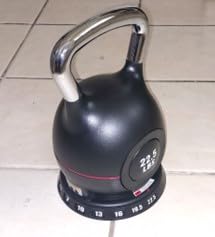 LIFERUN Adjustable Kettlebell Set with 7 Weight Levels, Choose 22.5 lb or 44 lb, Quick-Change Weight Dial & Safety Lock, Space-Saving Design, Full-Body Workout & Cross-Training customer photo 1