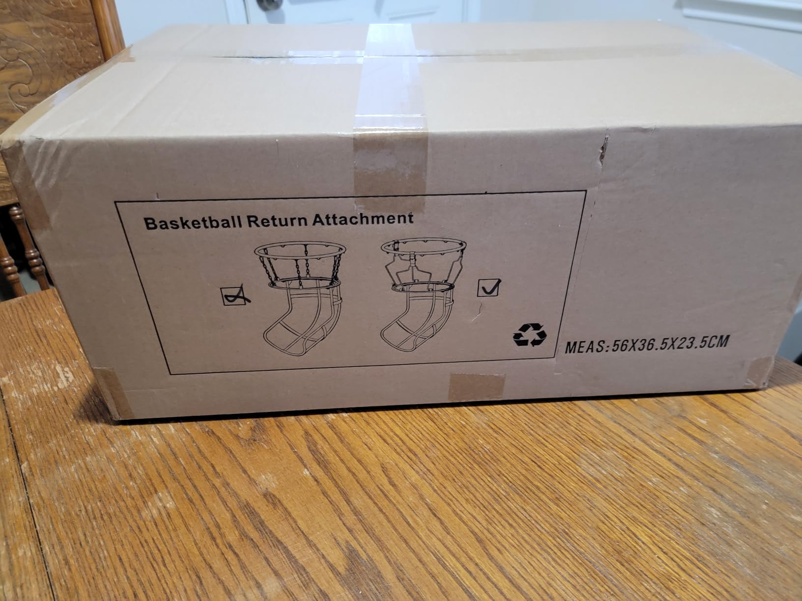 KingDolly 360 Swivel Track Basketball Return Attachment, Basketball Rebounder with 3 Anti-Slip Buckles, Ball Return for Basketball Hoop for Solo Practice customer photo 1