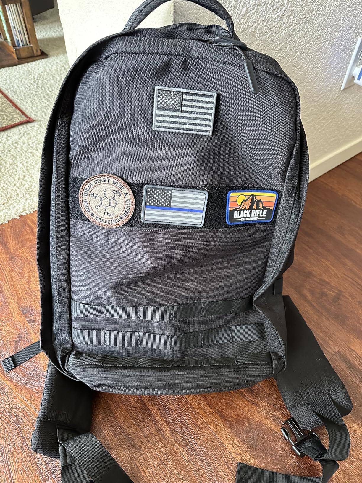 RuckBuddy Weighted Rucking Backpack - 25L Tactical Rucksack with Weight Plate Pockets, Removable Hip Belt, and Padded Shoulder Straps for Rucking and Training customer photo 1