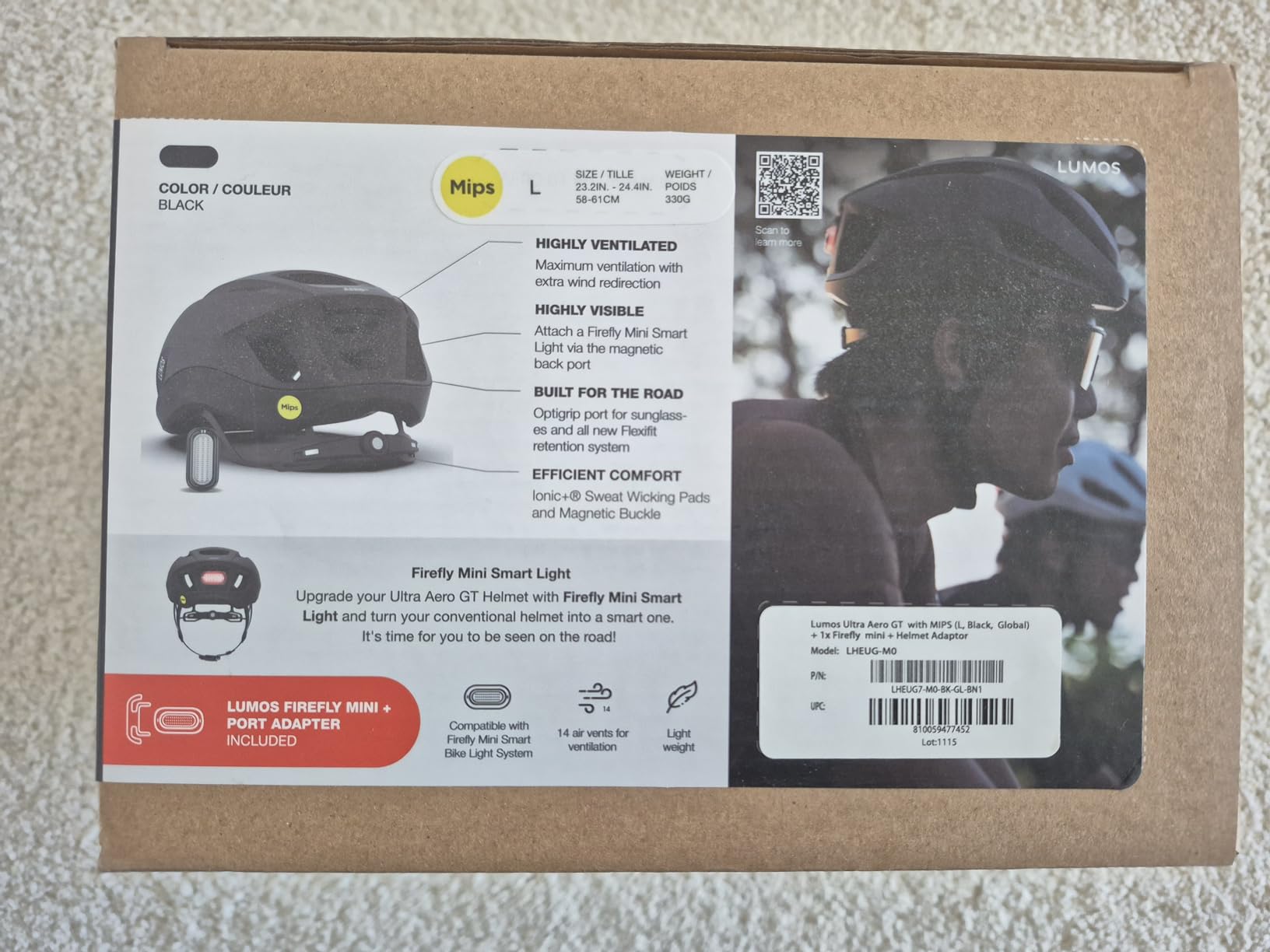 Lumos Ultra Aero GT Road Bike Helmet with Light | MIPS Lightweight Ventilation | Bicycle Helmets Commuter Cycling for Adults: Men, Women customer photo 2