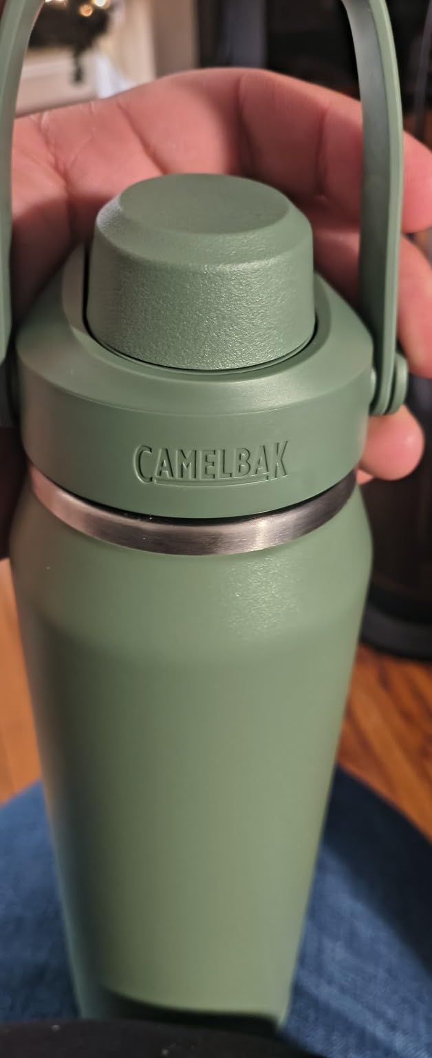 CamelBak Thrive Chug Insulated Stainless Steel Water Bottle, Cold Retention with High Flow Lid for Everyday Hydration and Active Use, 40oz, Stainless customer photo 2