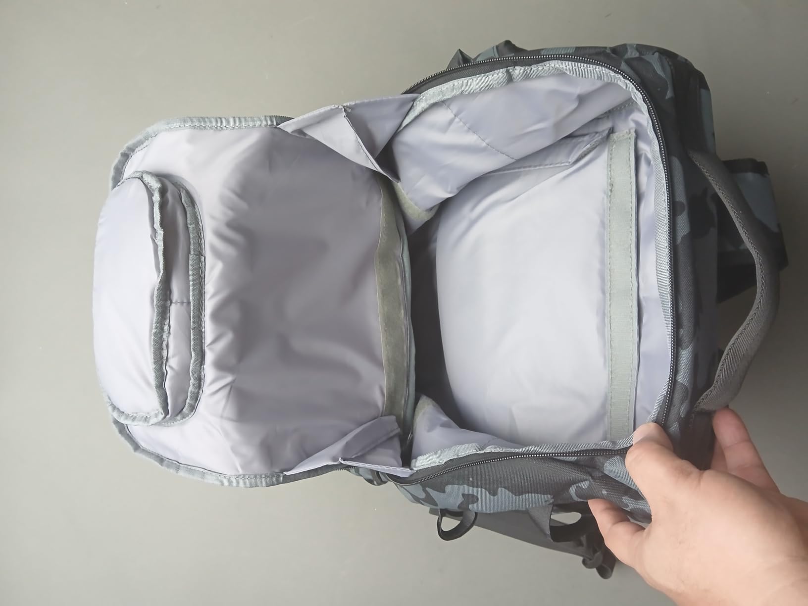 RAINSMORE Fishing Backpack with Rod Holders & Cooler 40L Water Resistant Tackle Backpack with Rain Cover Store Fishing Gear customer photo 1