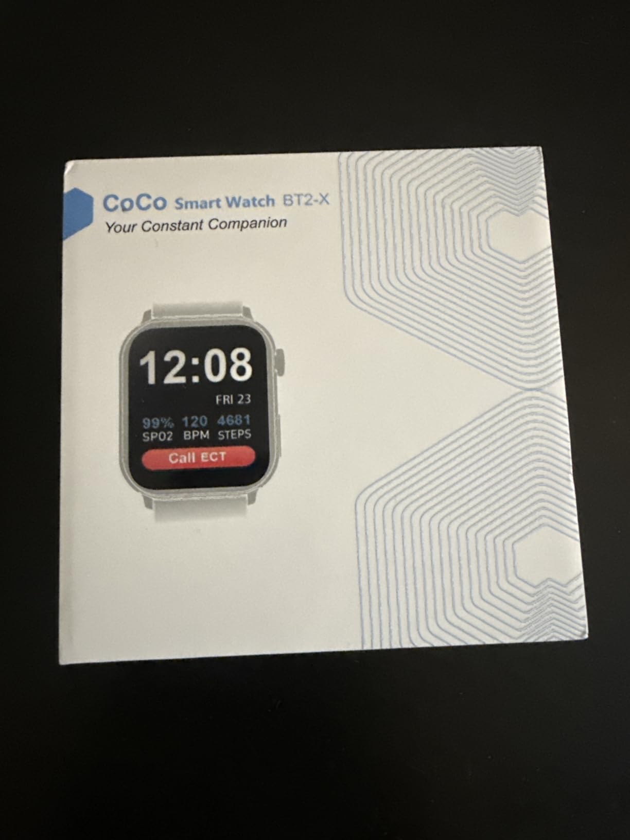 COCO Emergency Alert Smartwatch for Seniors - Fall Detection, SOS Call, Heart Rate & SpO2 Monitor, Medication Reminder, Bluetooth Calling, Caregiver App, BT2-X (2026) (Black) customer photo 1