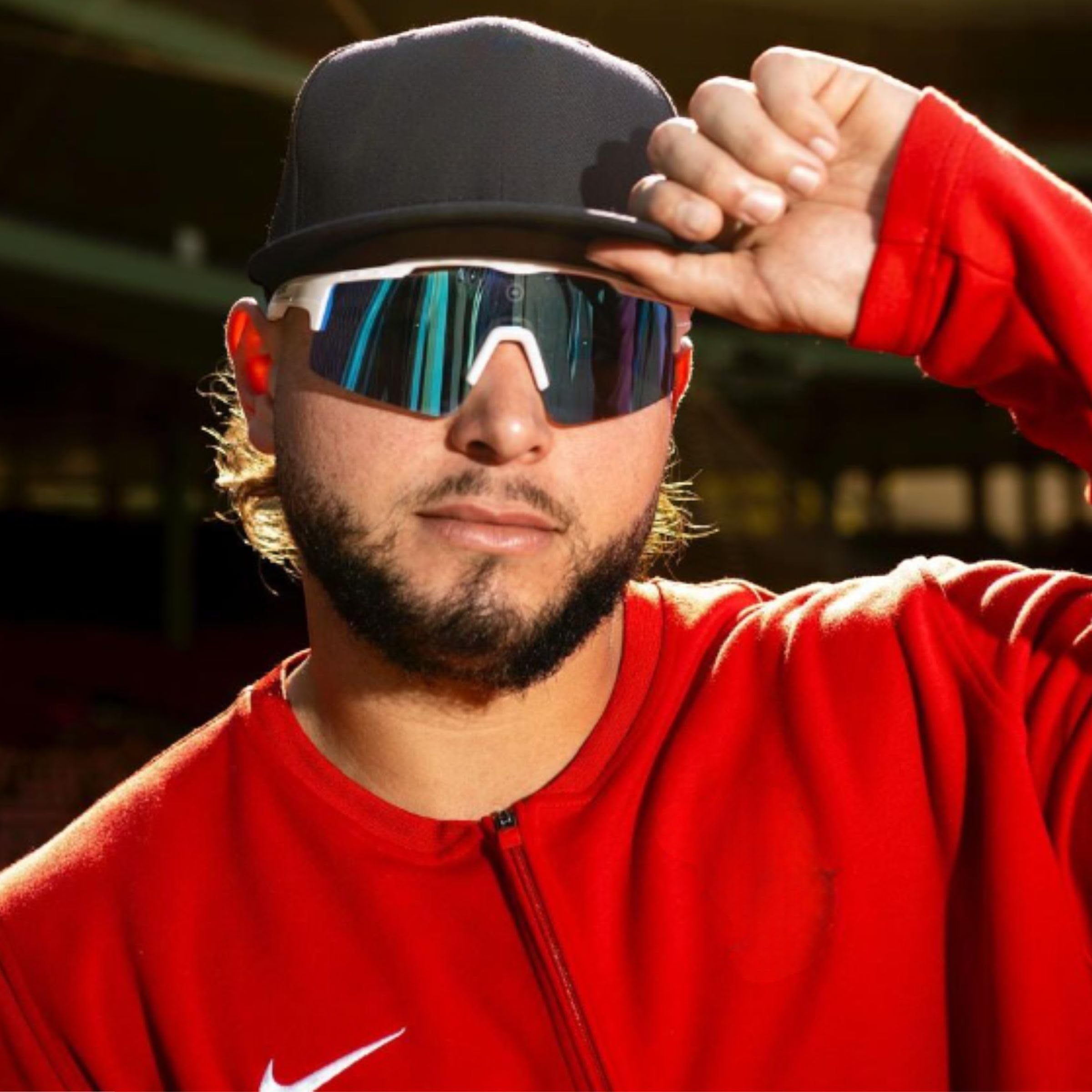 Solaro Baseball Sunglasses for Men and Women - UV400 Sports Sunglasses for Baseball, Softball, Running & Cycling - Glacial Frost customer photo 1
