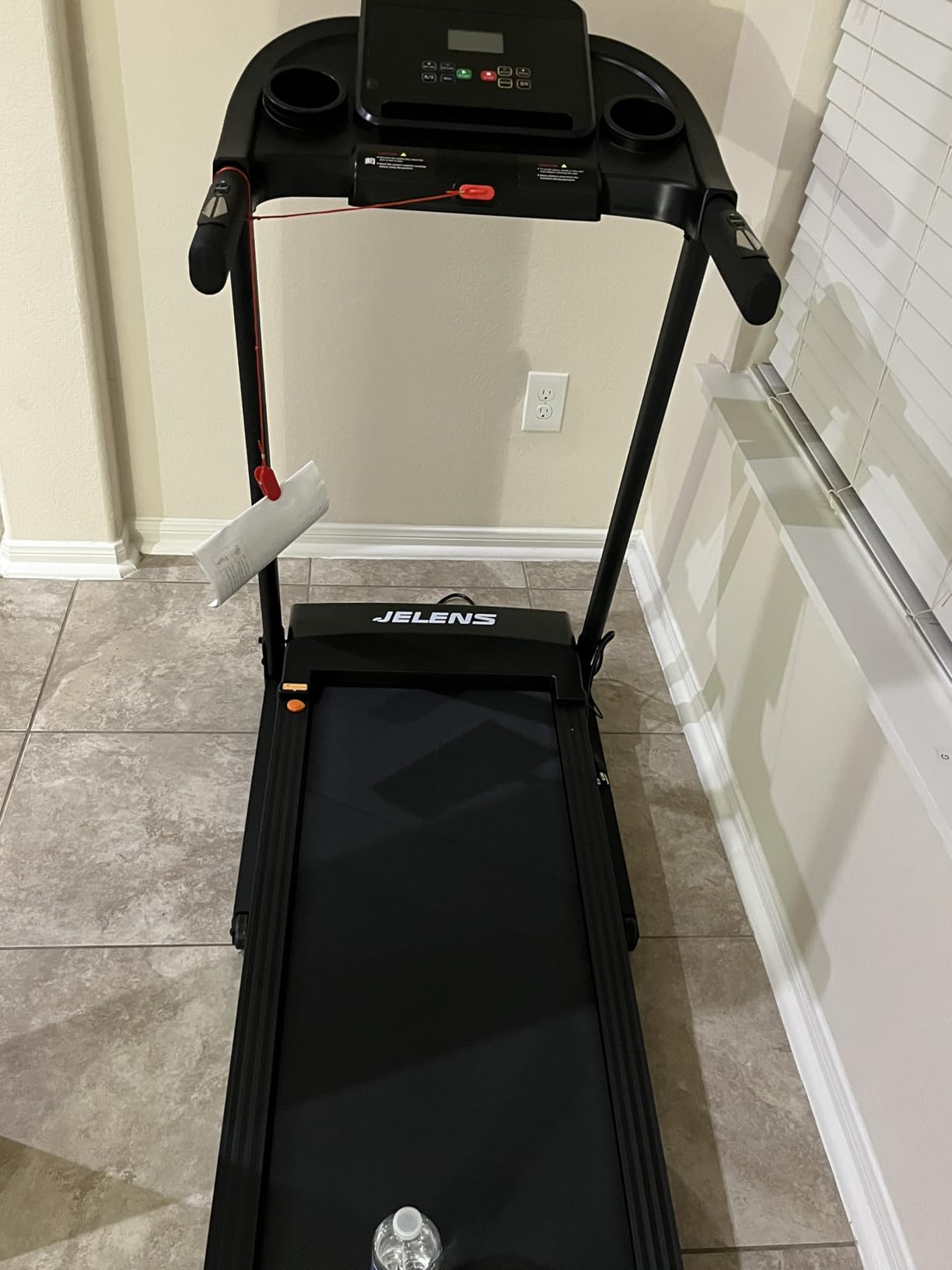 JELENS Treadmill for Home with 0-15% Auto Incline, Foldable Walking Pad Treadmill with 330LBS Weight Capacity and Pulse Sensors customer photo 2
