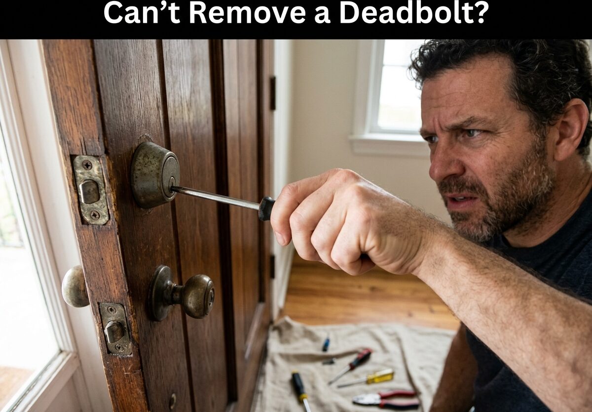 Can't Remove a Deadbolt