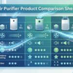 Air Purifier Product Comparison Sheet