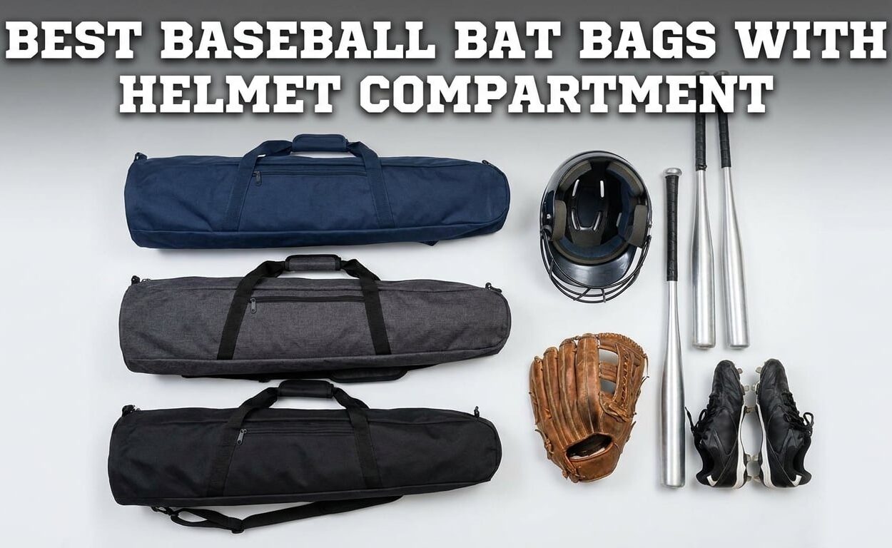 Best Baseball Bat Bags with Helmet Compartment